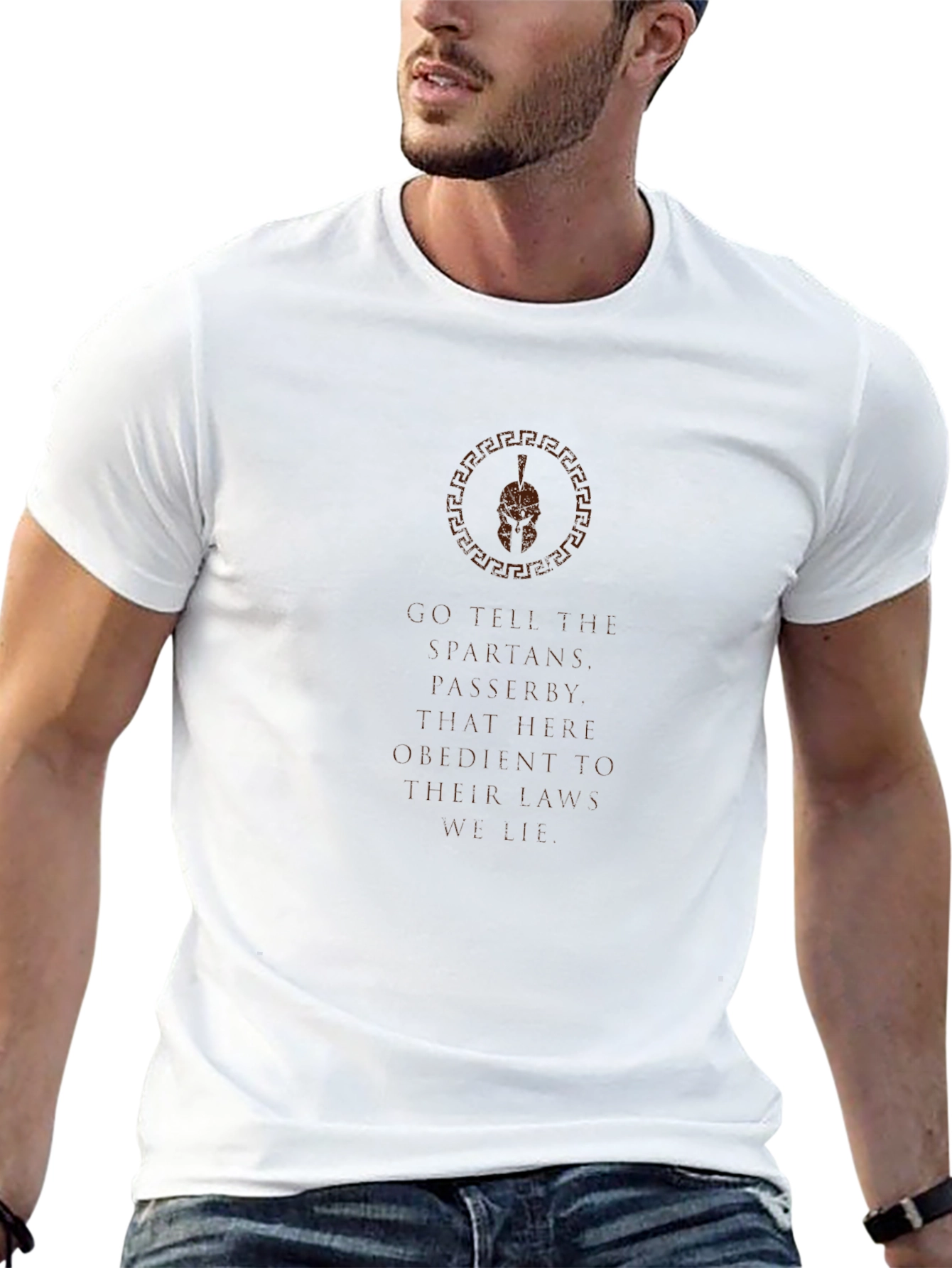 Spartan Helmet Graphic T-Shirt