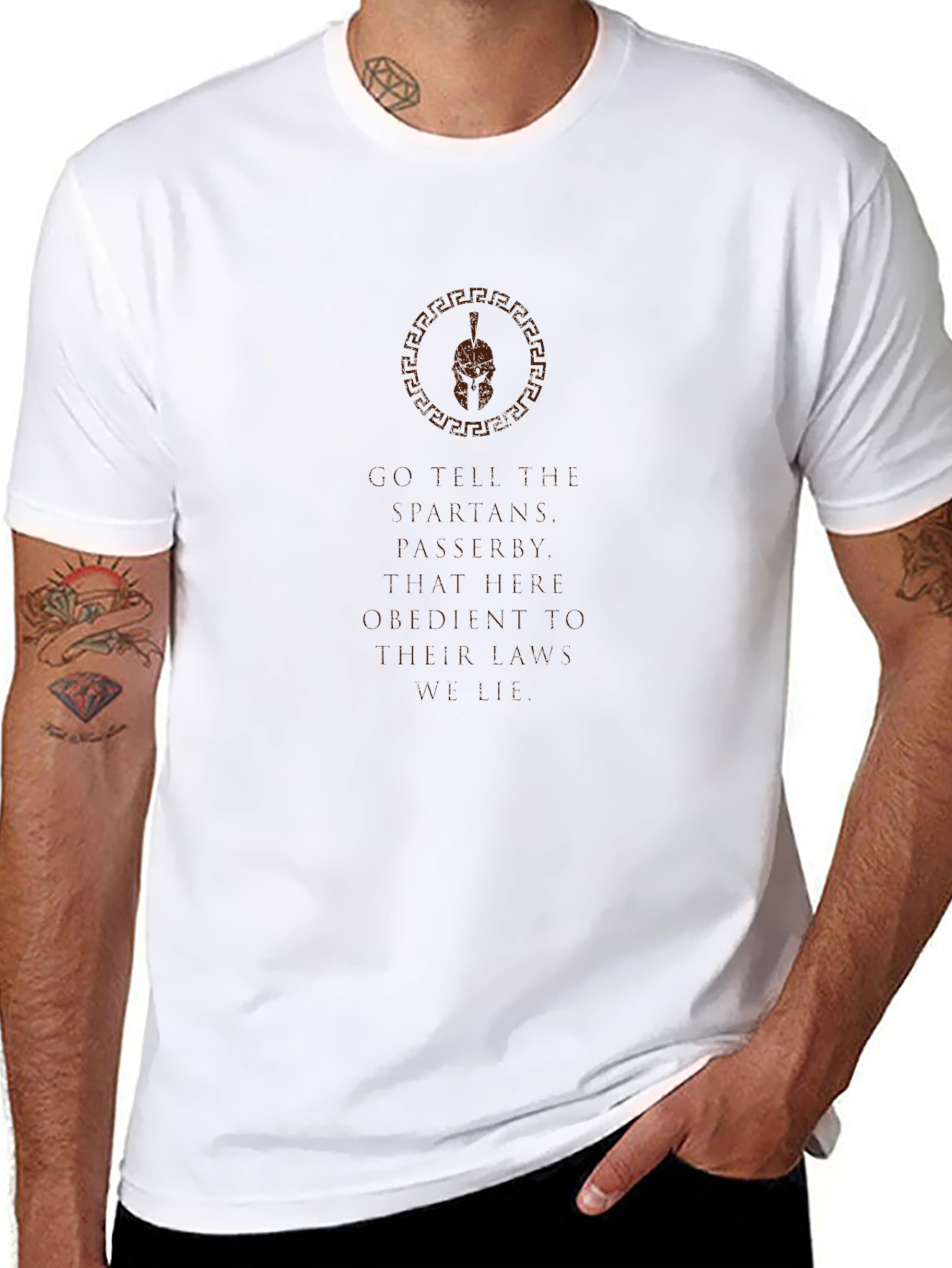 Spartan Helmet Graphic T-Shirt