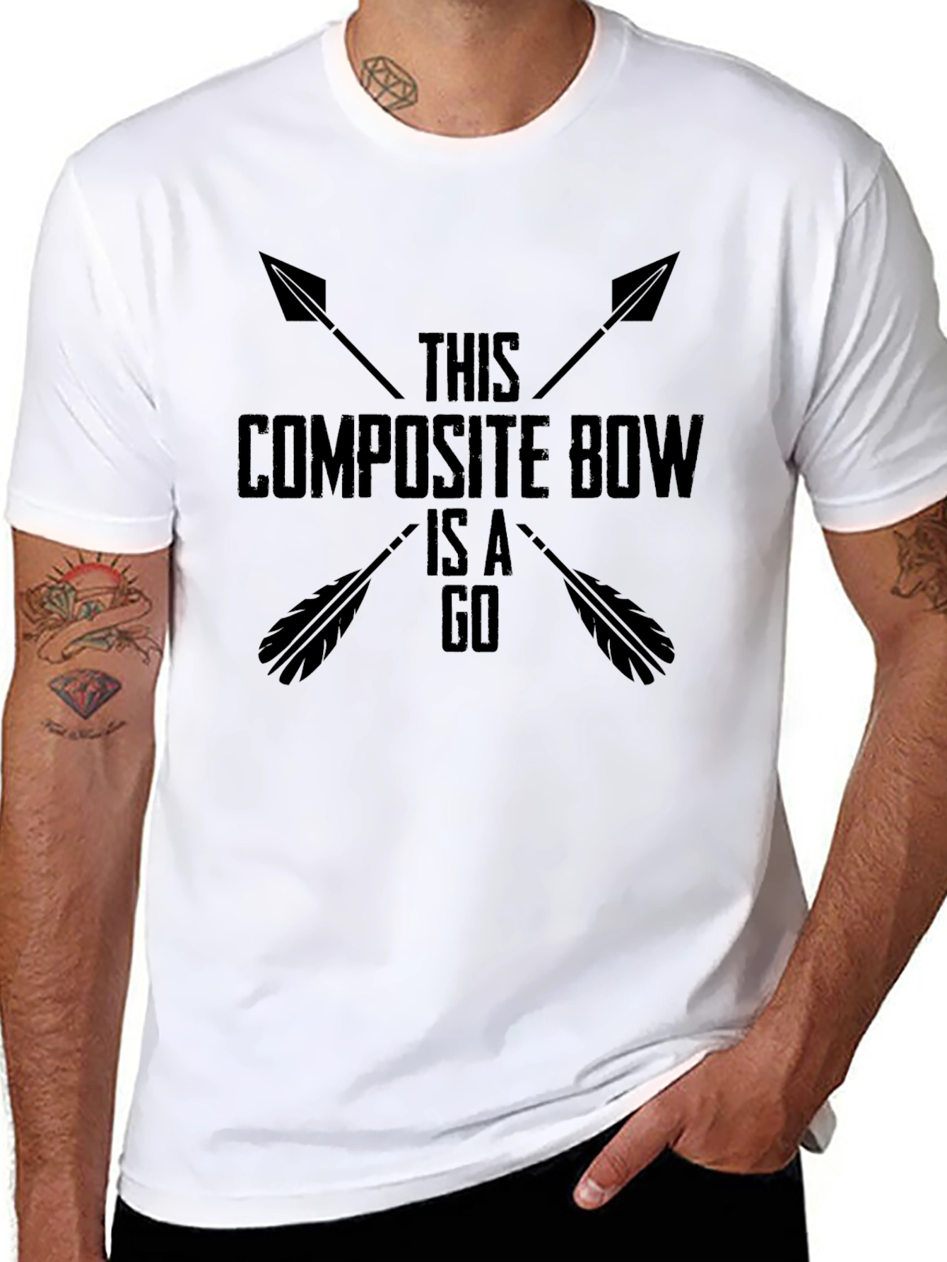 Composite Bow T-Shirt: Archery Arrow Tee