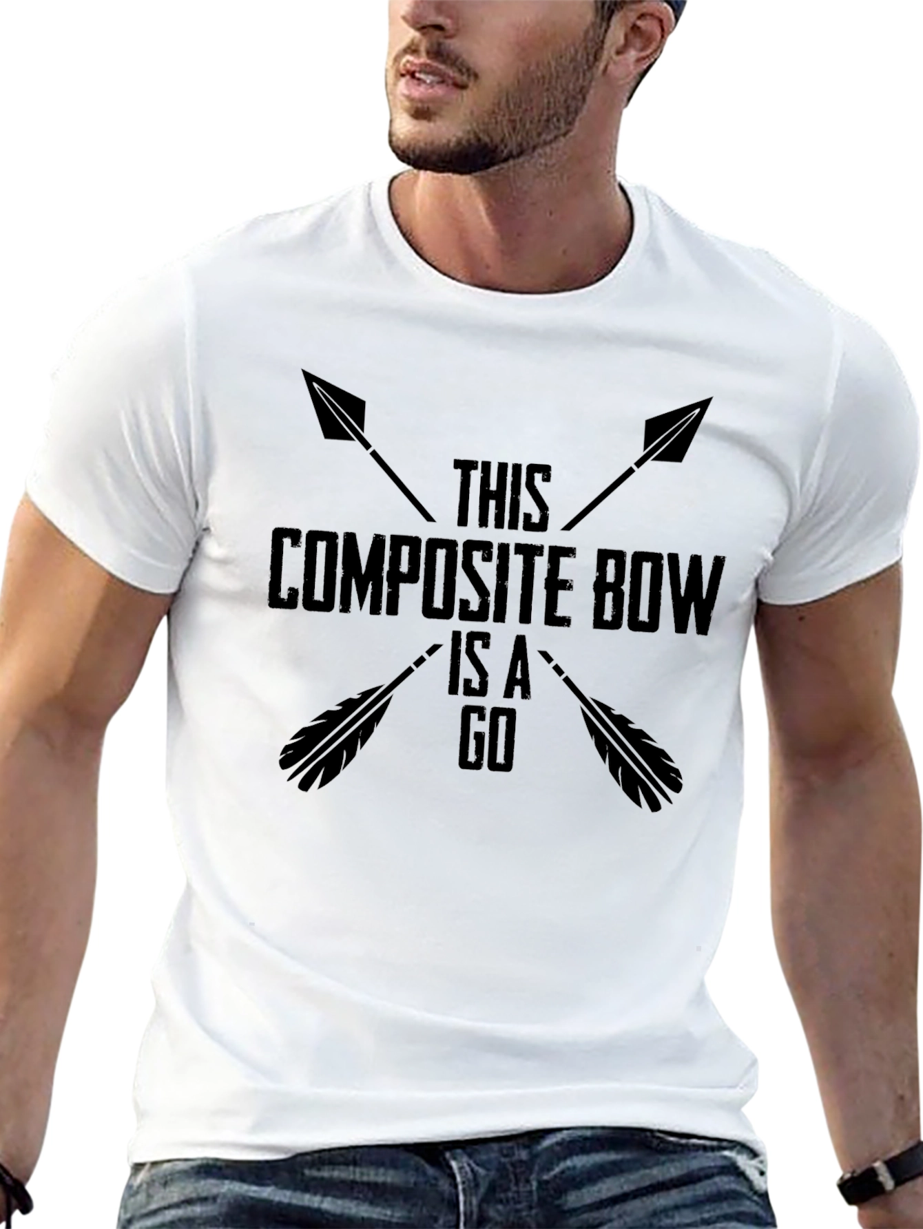 Composite Bow T-Shirt: Archery Arrow Tee