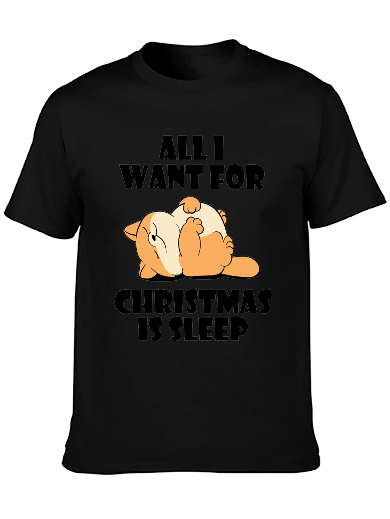 Funny Christmas Sleep T-Shirt