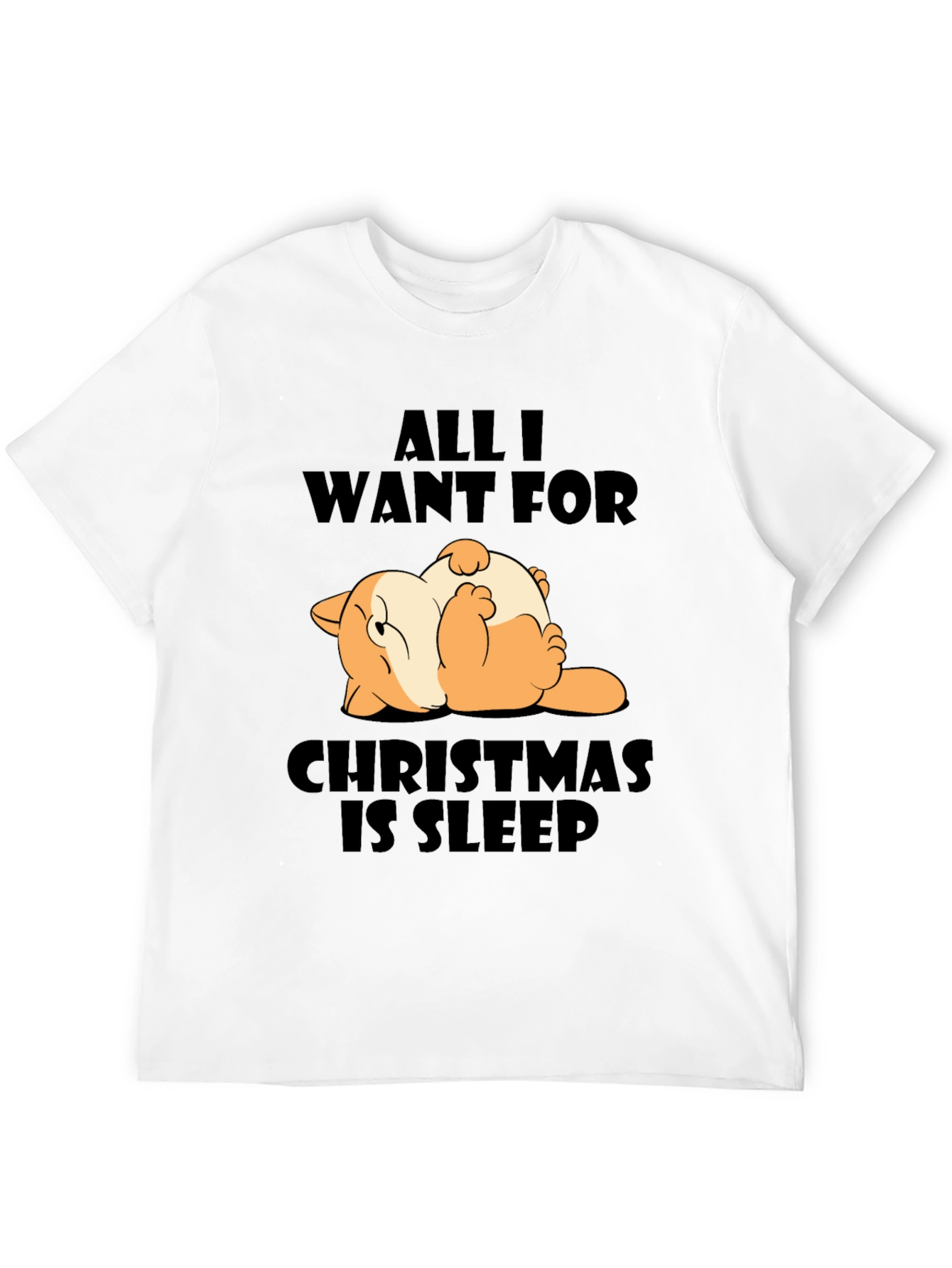 Funny Christmas Sleep T-Shirt