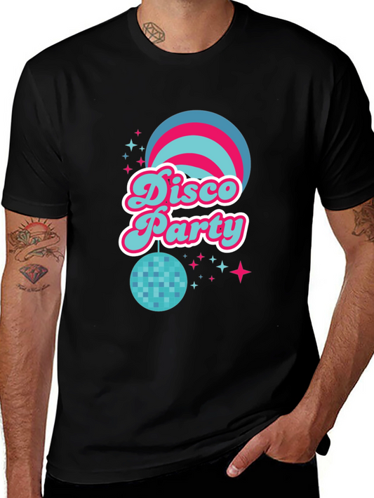Retro Disco Party Tee - Groovy 70s Style