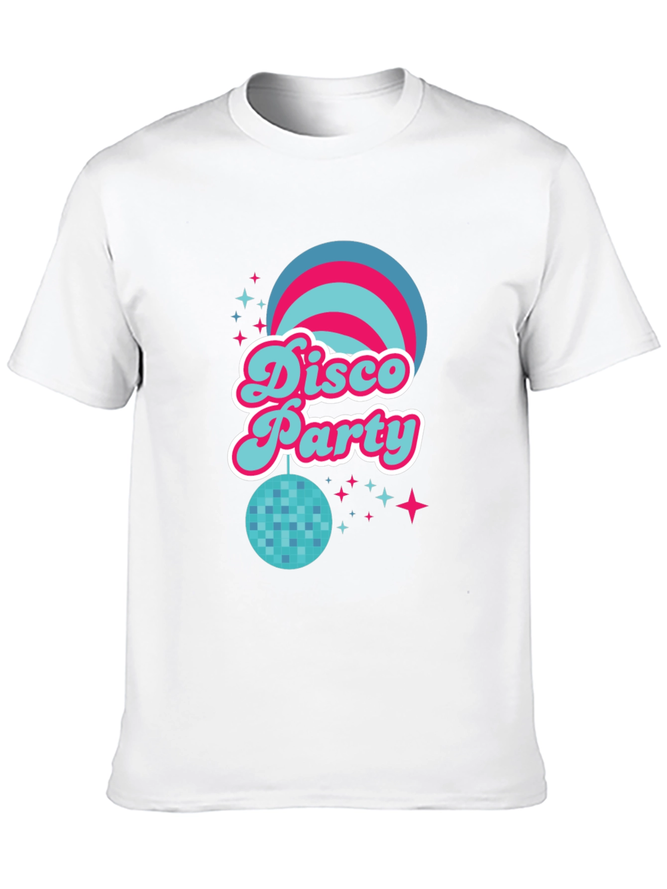 Retro Disco Party Tee - Groovy 70s Style