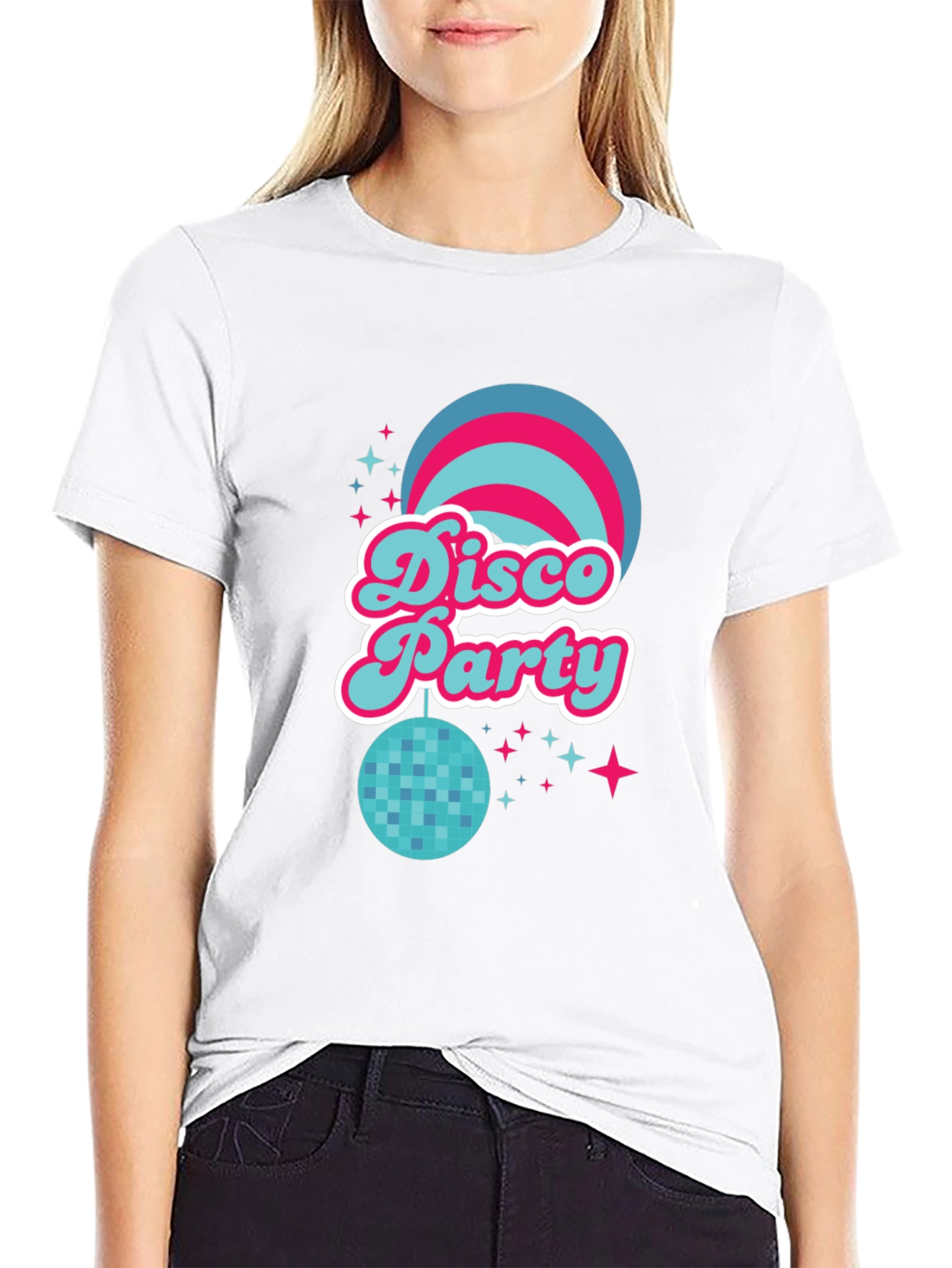 Retro Disco Party Tee - Groovy 70s Style