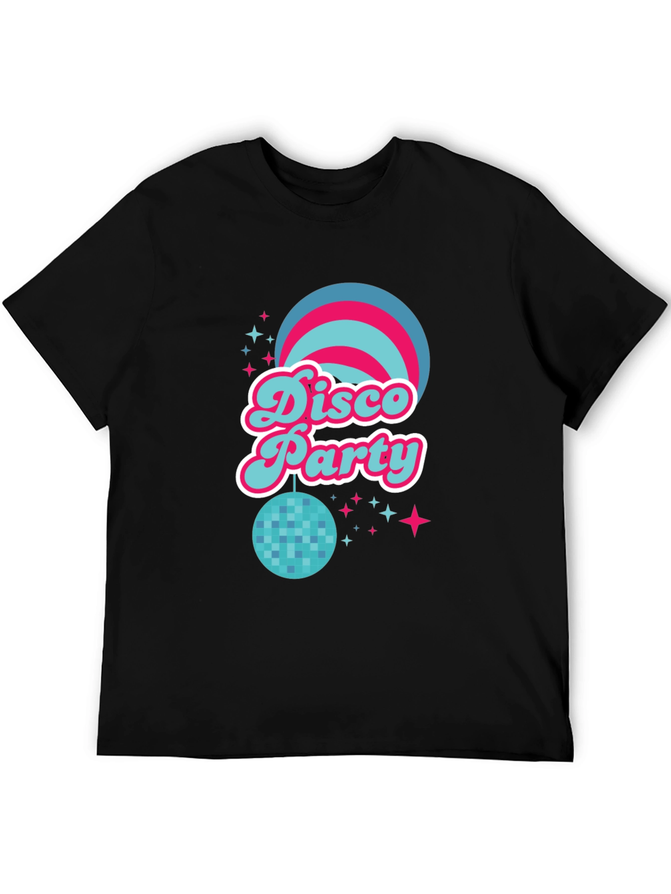 Retro Disco Party Tee - Groovy 70s Style