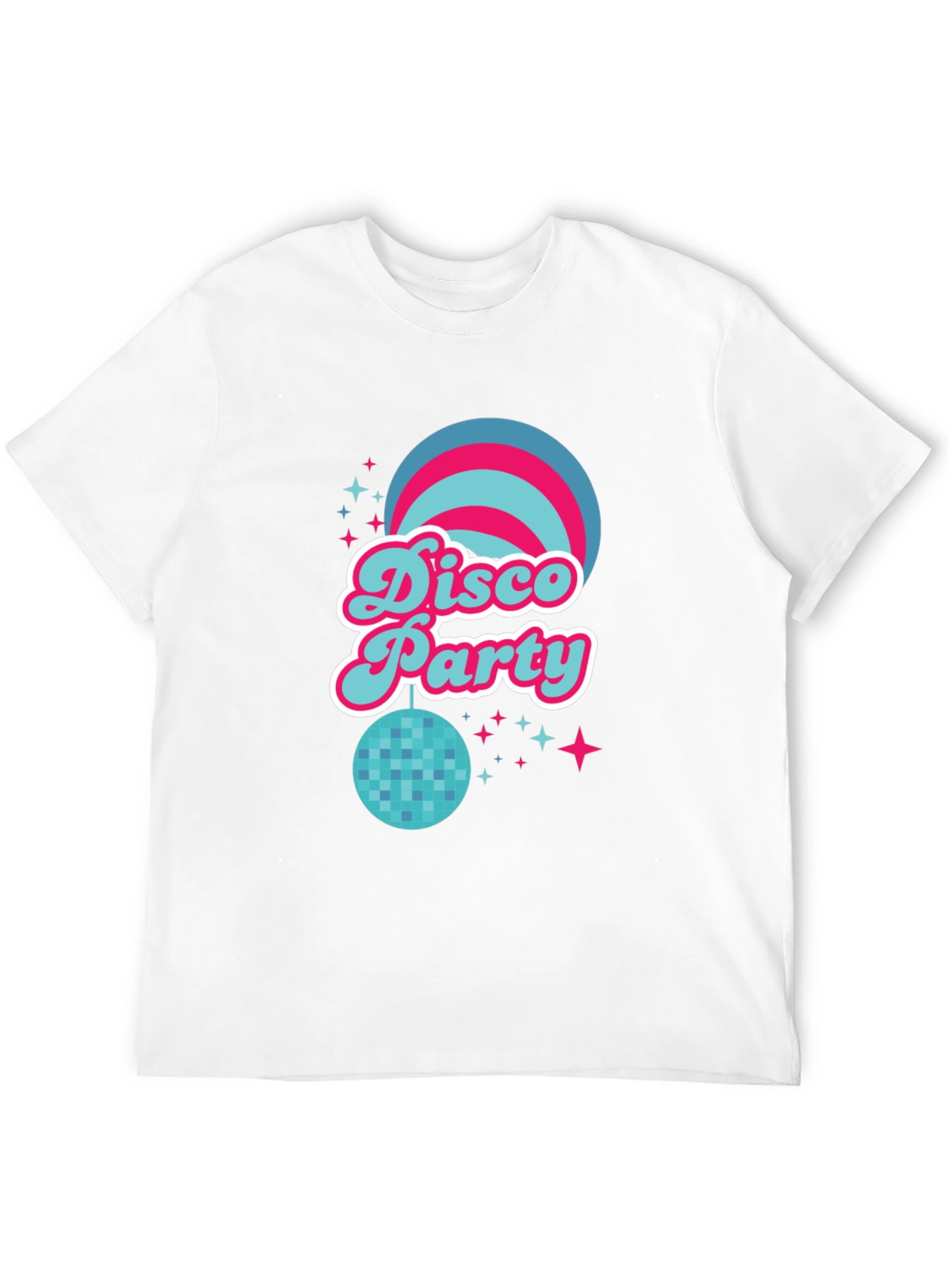 Retro Disco Party Tee - Groovy 70s Style