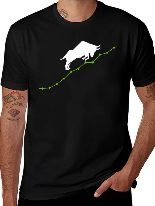 Bull Market Graphic Tee - Rise to Success