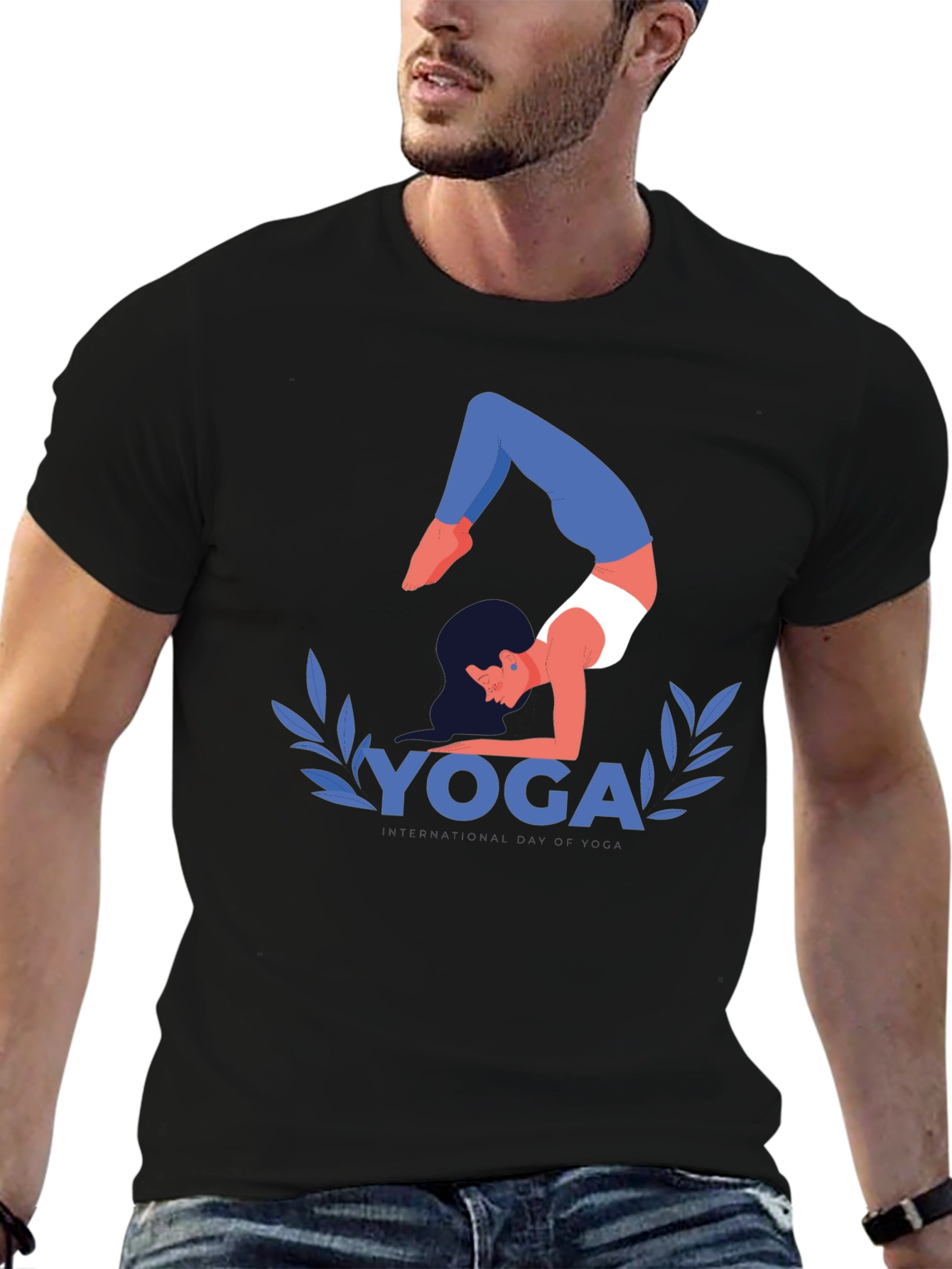 Yoga Pose Graphic Tee - Stylish and Comfortable