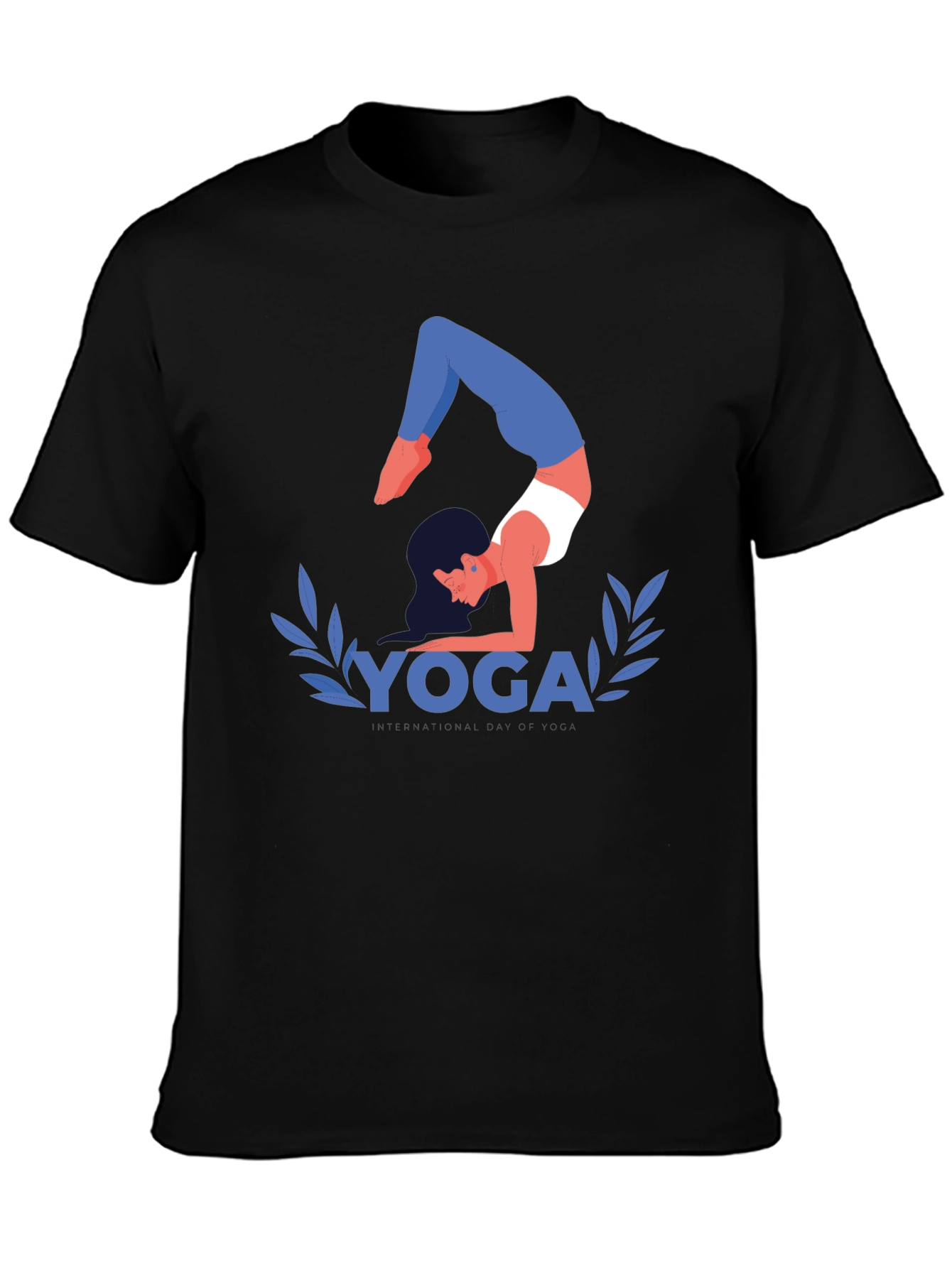 Yoga Pose Graphic Tee - Stylish and Comfortable