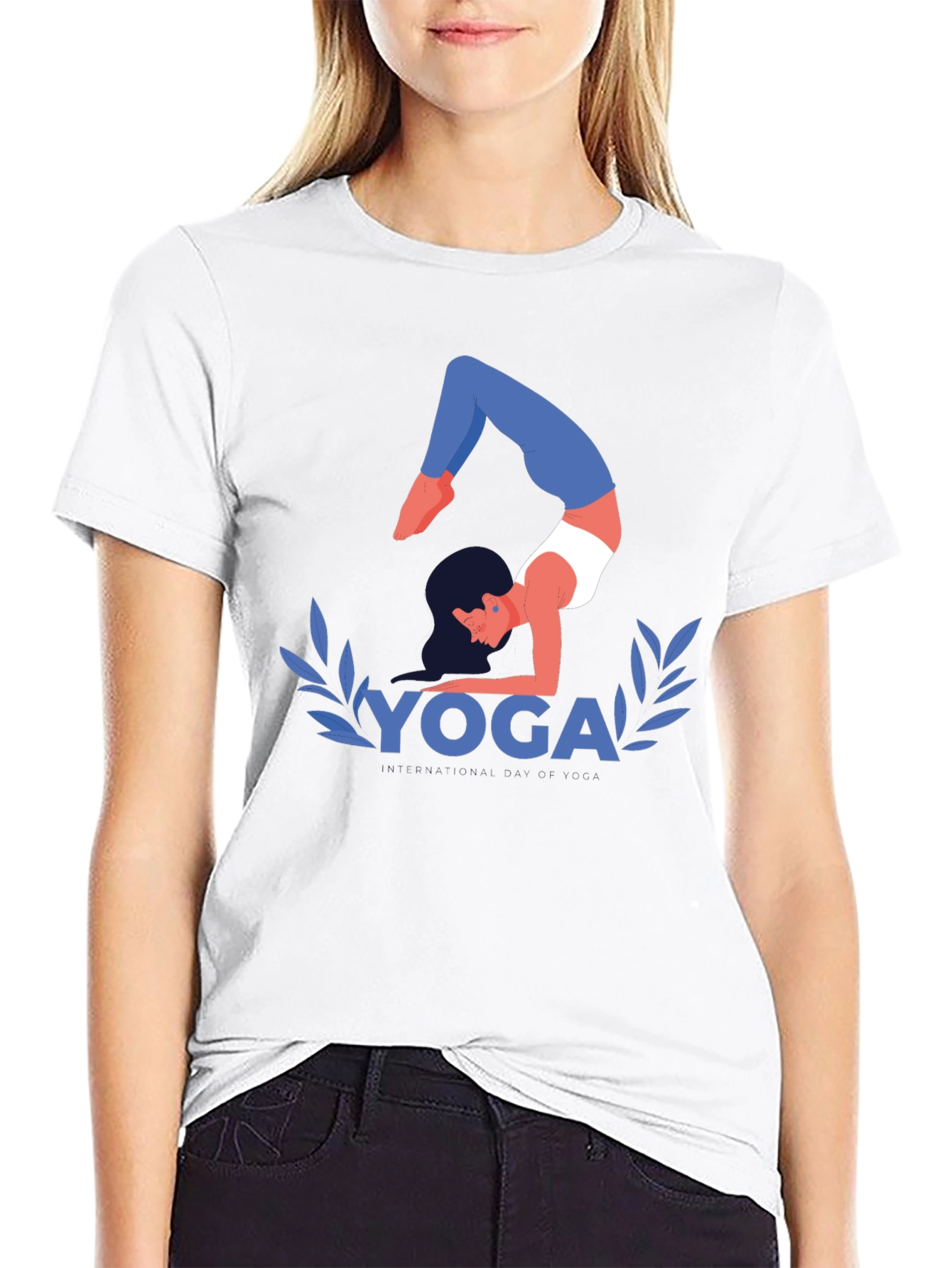 Yoga Pose Graphic Tee - Stylish and Comfortable