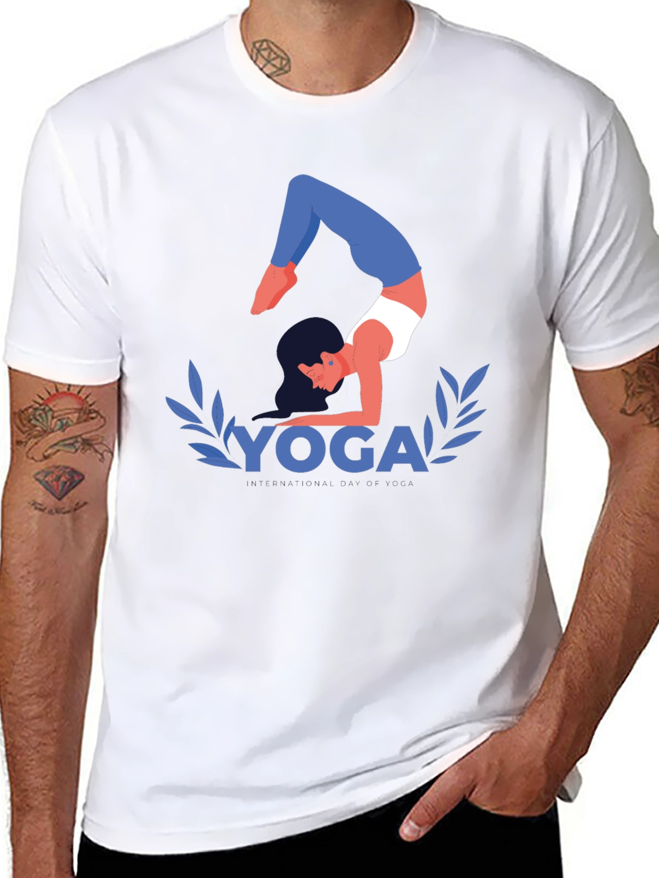 Yoga Pose Graphic Tee - Stylish and Comfortable
