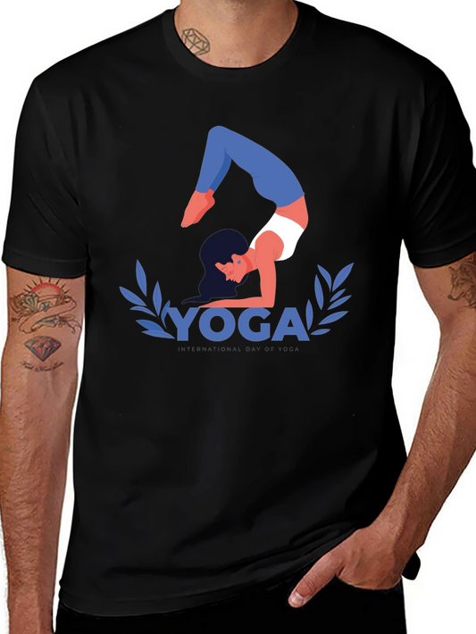 Yoga Pose Graphic Tee - Stylish and Comfortable