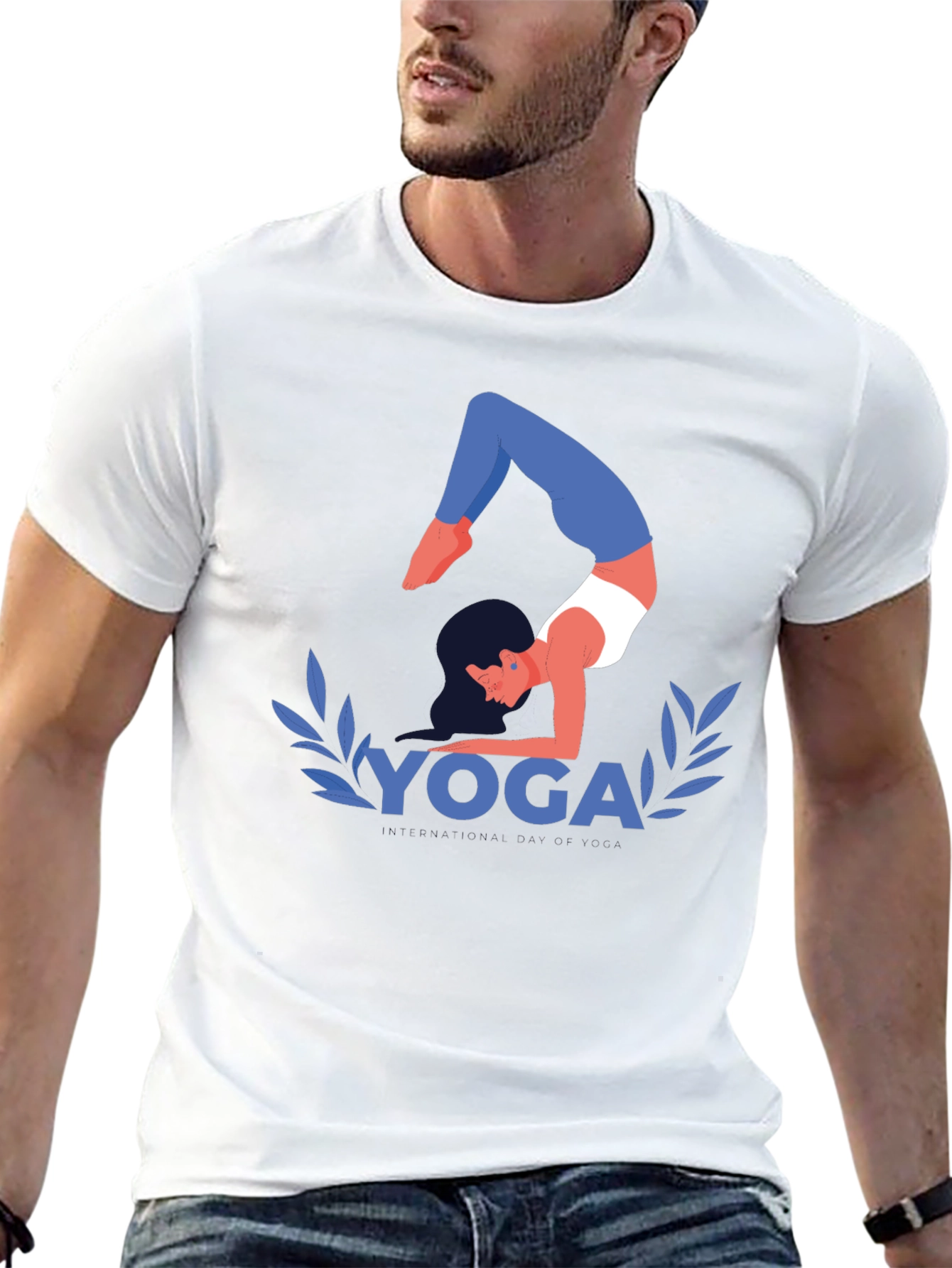 Yoga Pose Graphic Tee - Stylish and Comfortable