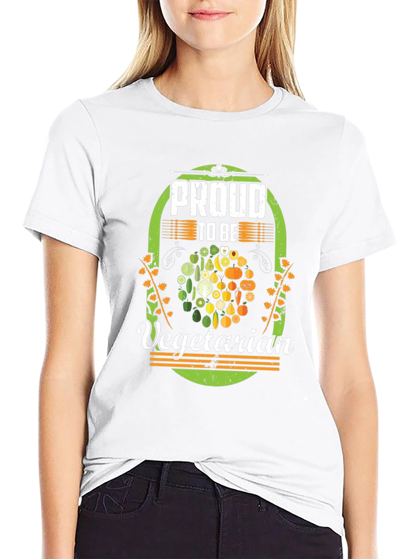 Proud to be Vegetarian Graphic Tee - Unisex