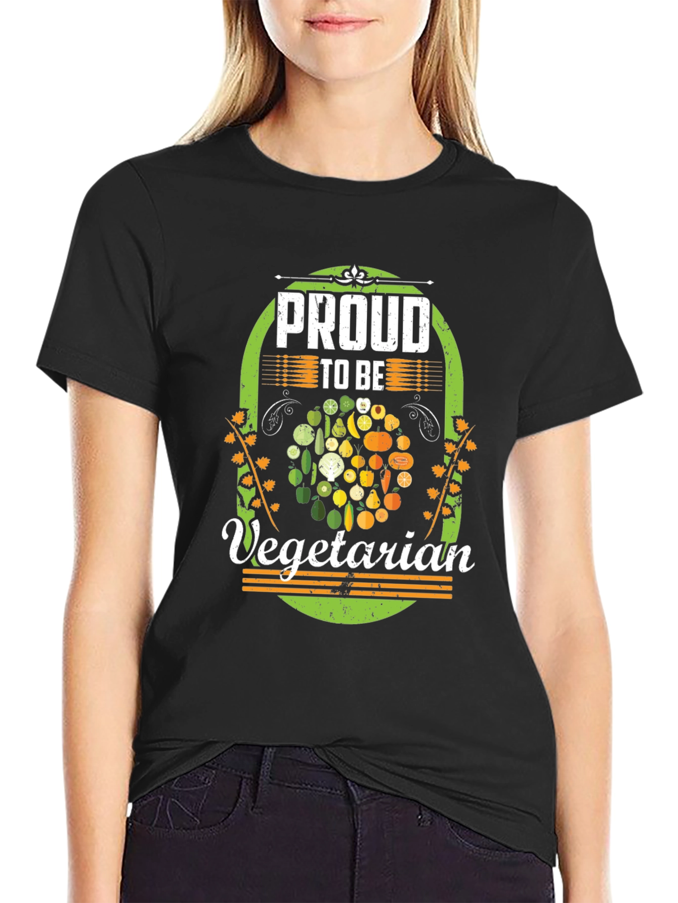 Proud to be Vegetarian Graphic Tee - Unisex