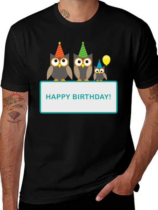 Happy Birthday Owl T-Shirt