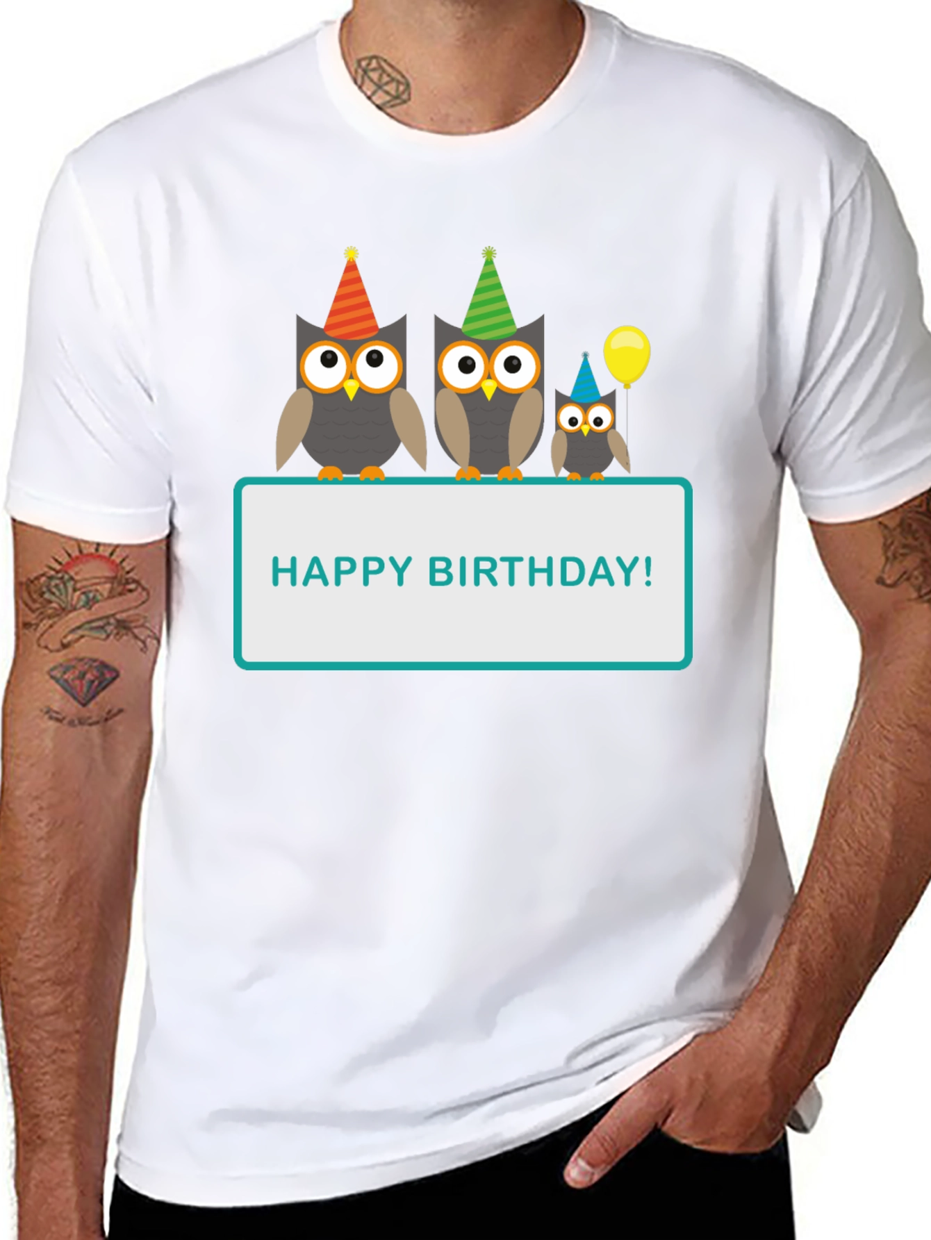 Happy Birthday Owl T-Shirt