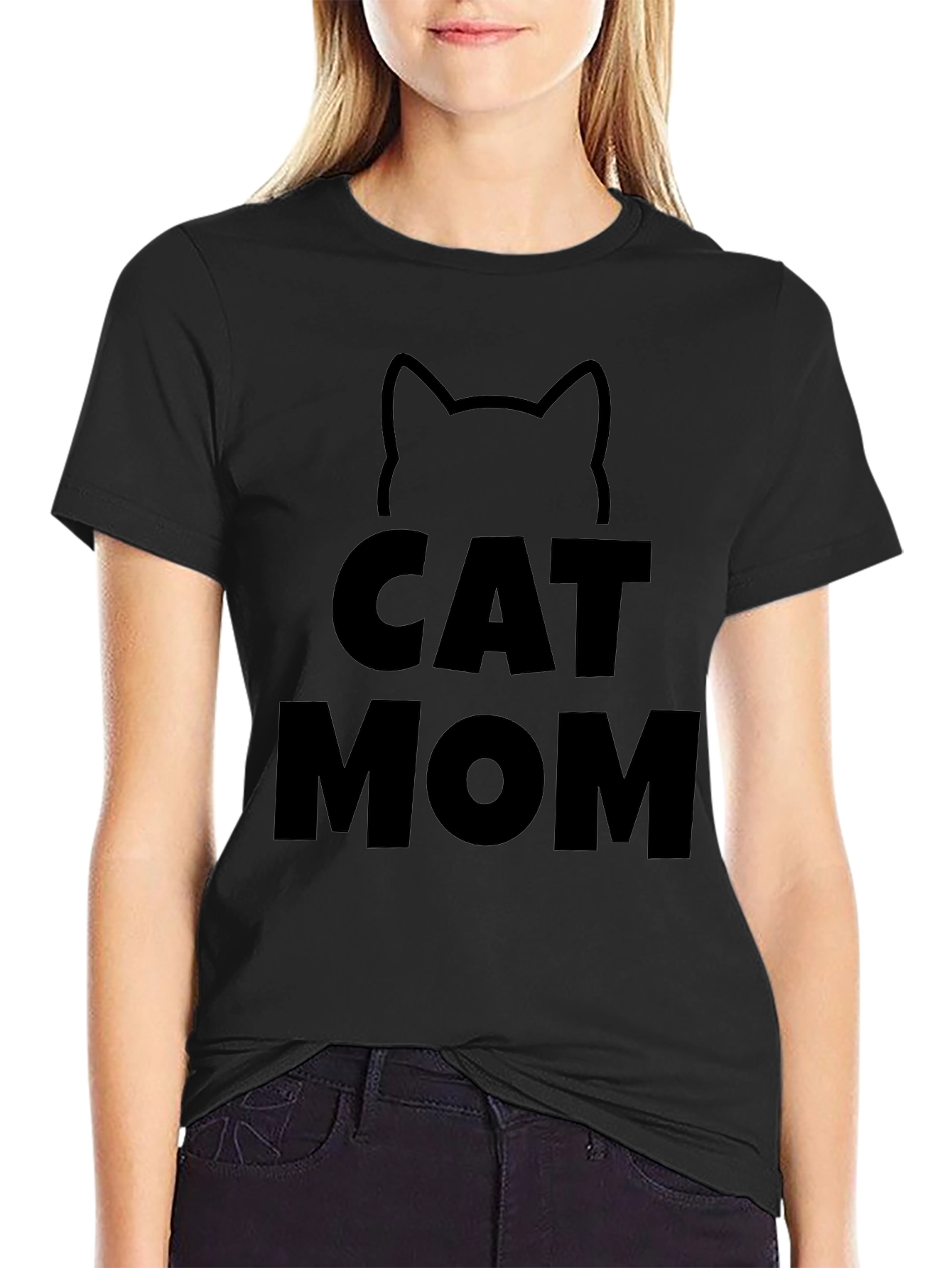 Cat Mom T-Shirt - Cute Graphic Tee
