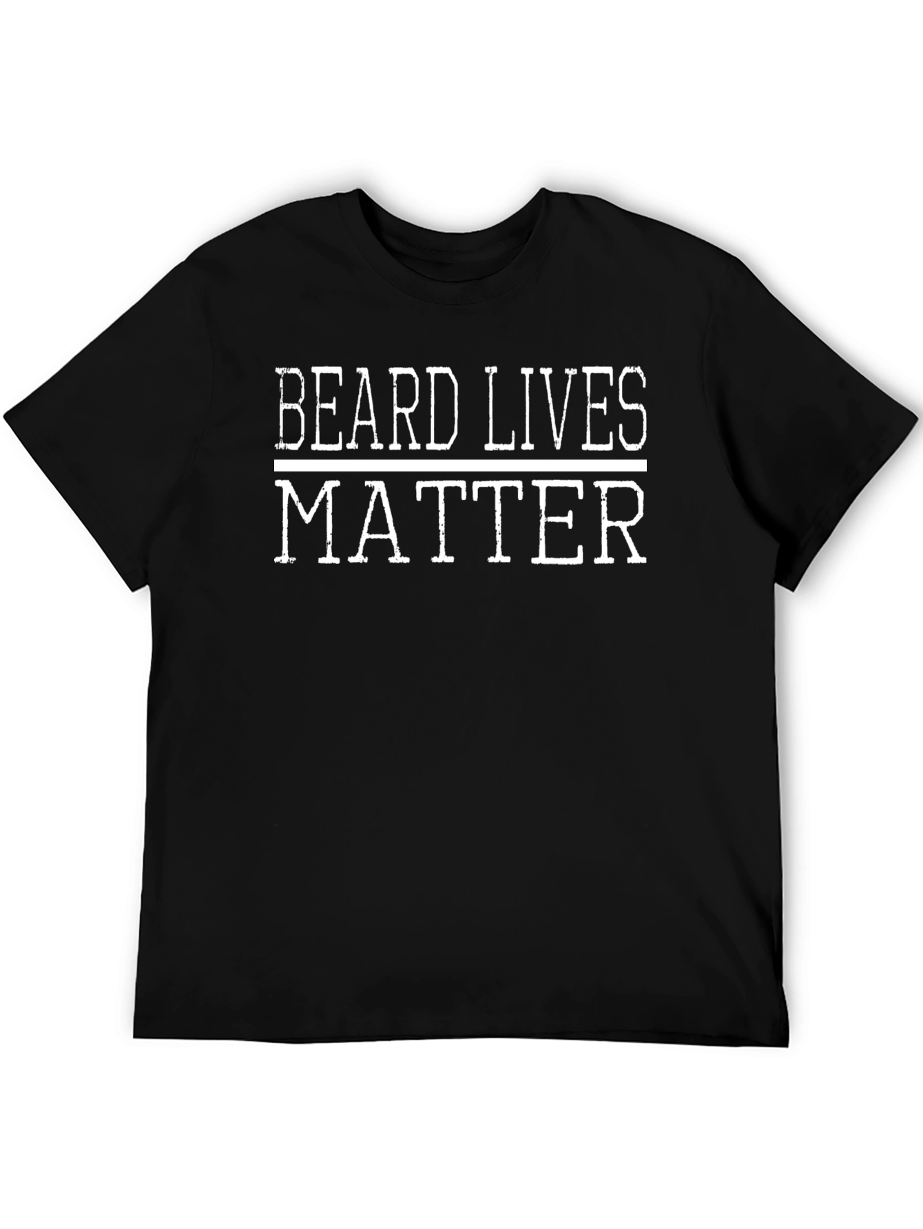 Beard Lives Matter Graphic Tee - Mens Black Shirt