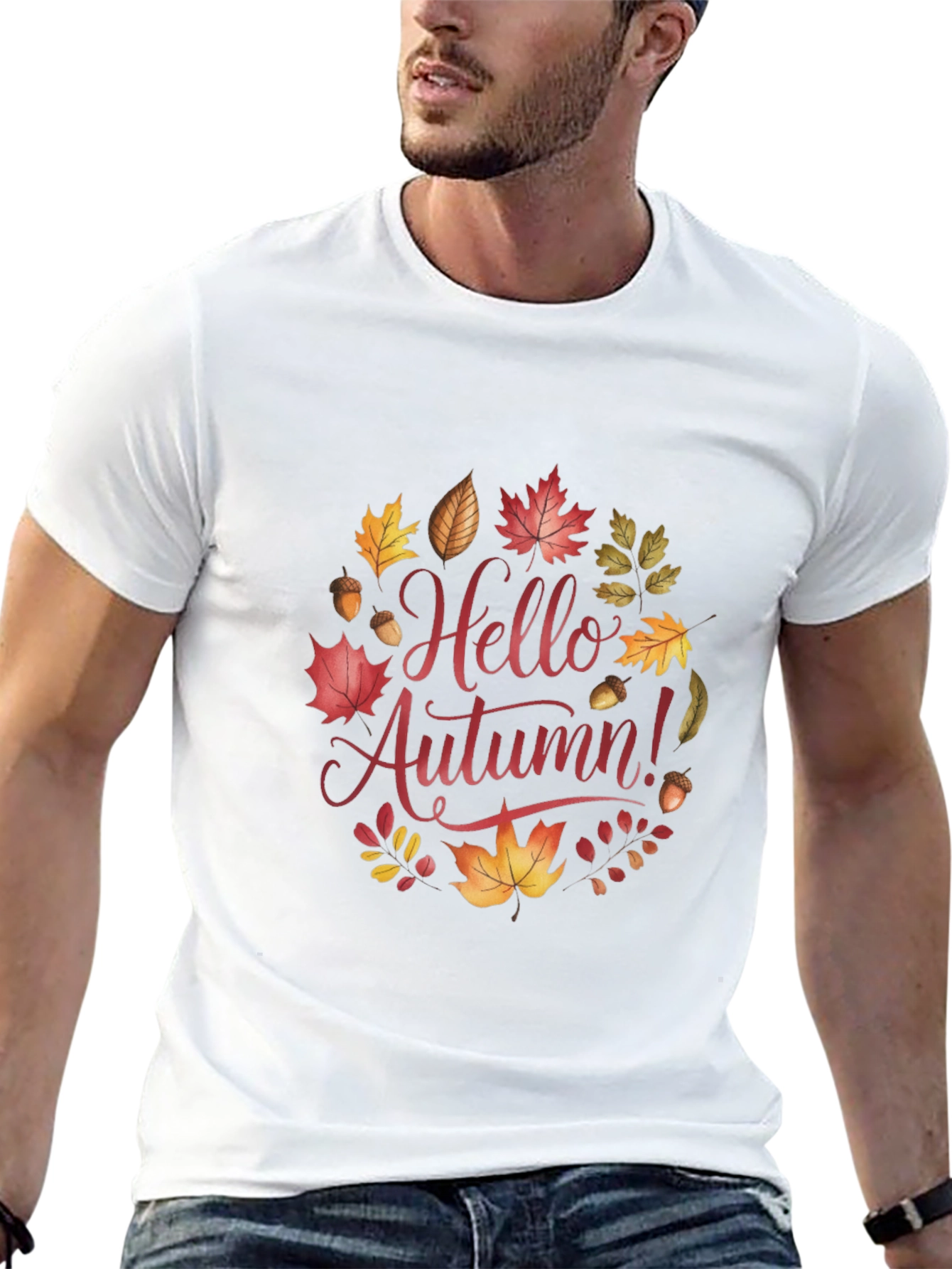 Hello Autumn Graphic Tee - Seasonal Style