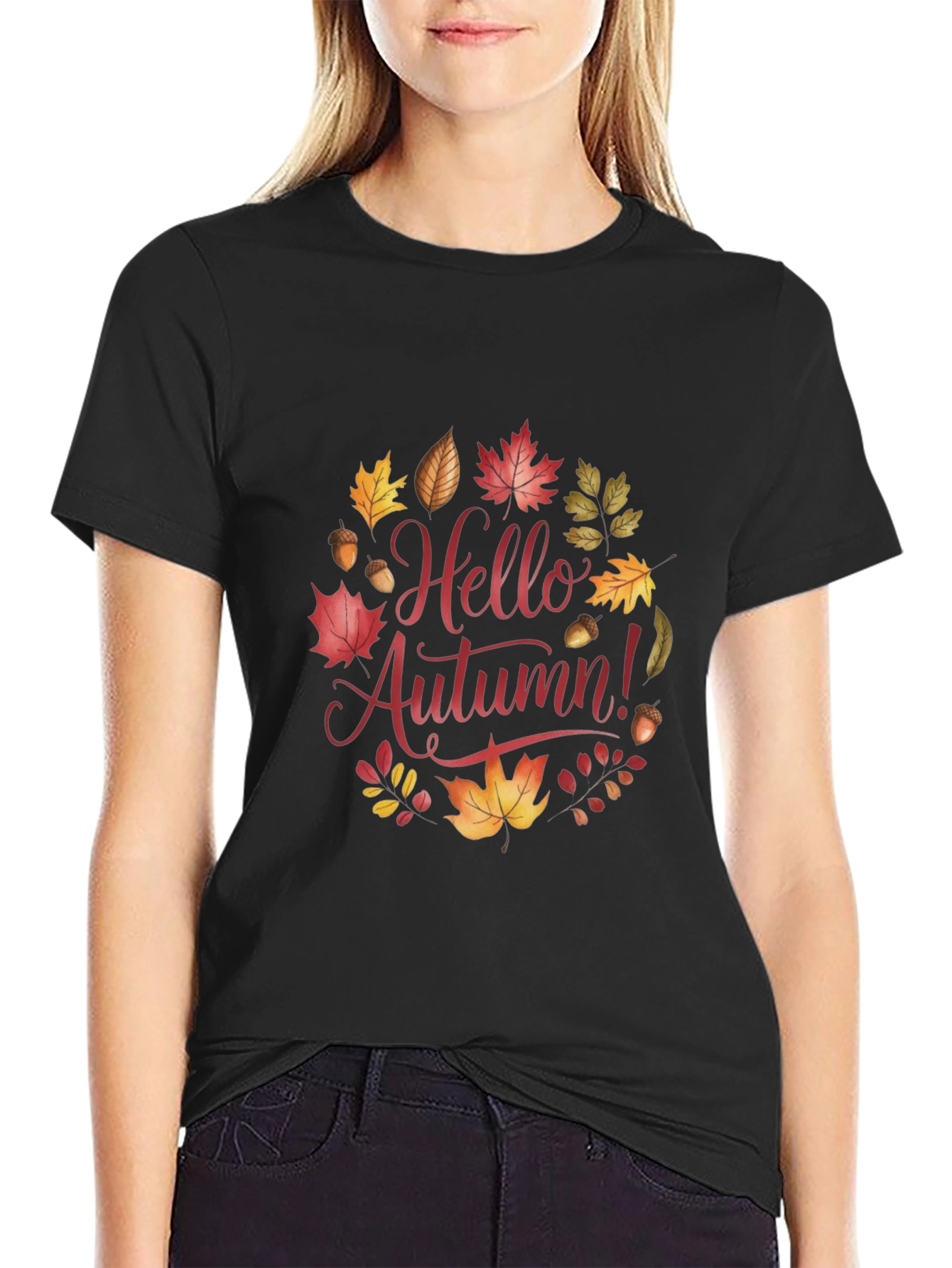 Hello Autumn Graphic Tee - Seasonal Style