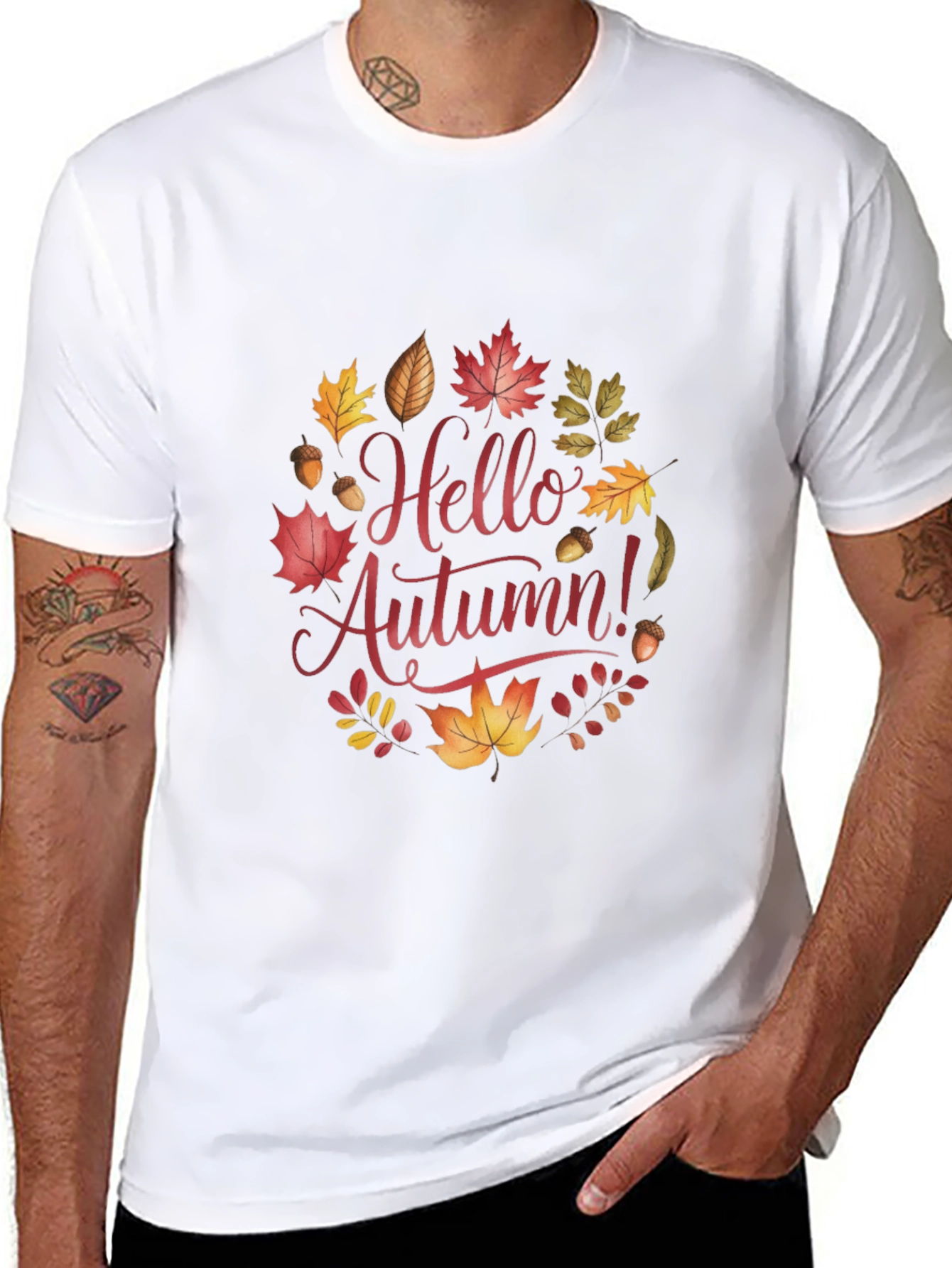 Hello Autumn Graphic Tee - Seasonal Style