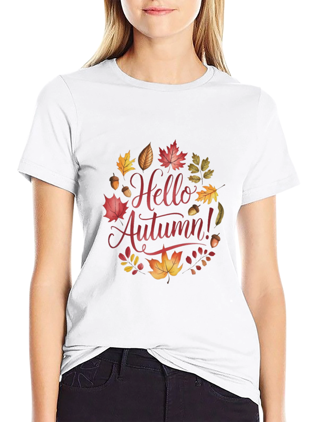 Hello Autumn Graphic Tee - Seasonal Style