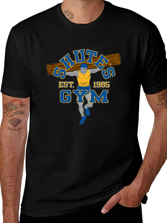 Schutes Gym Est. 1985 Black T-Shirt