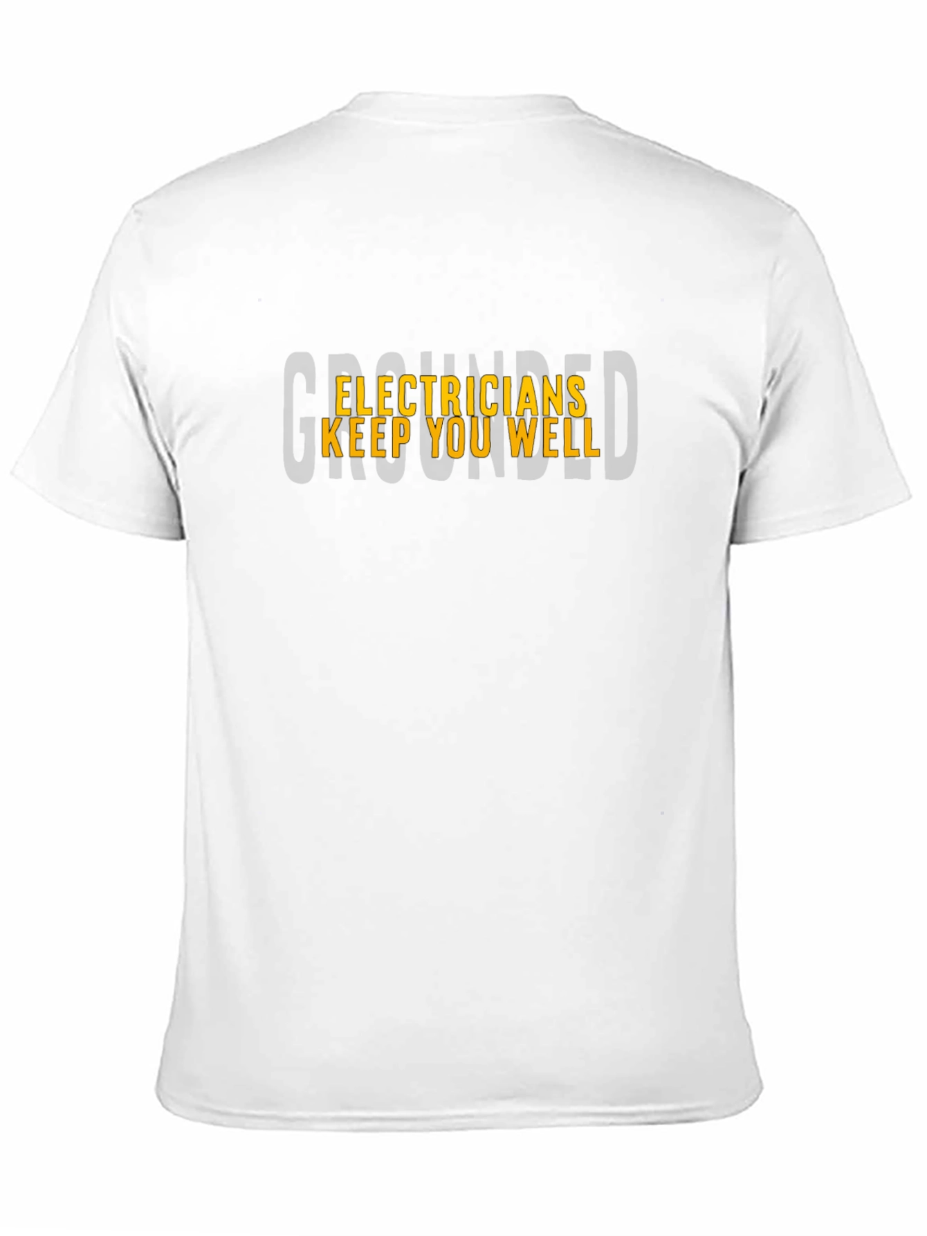 Electricians Keep You Well Black Crew Neck Tee