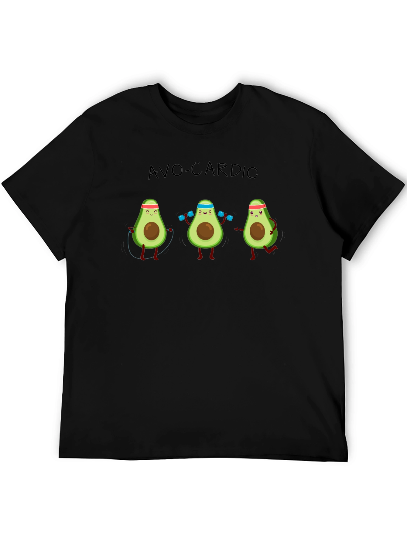 Avo-Cardio T-Shirt: Avocado Workout Humor