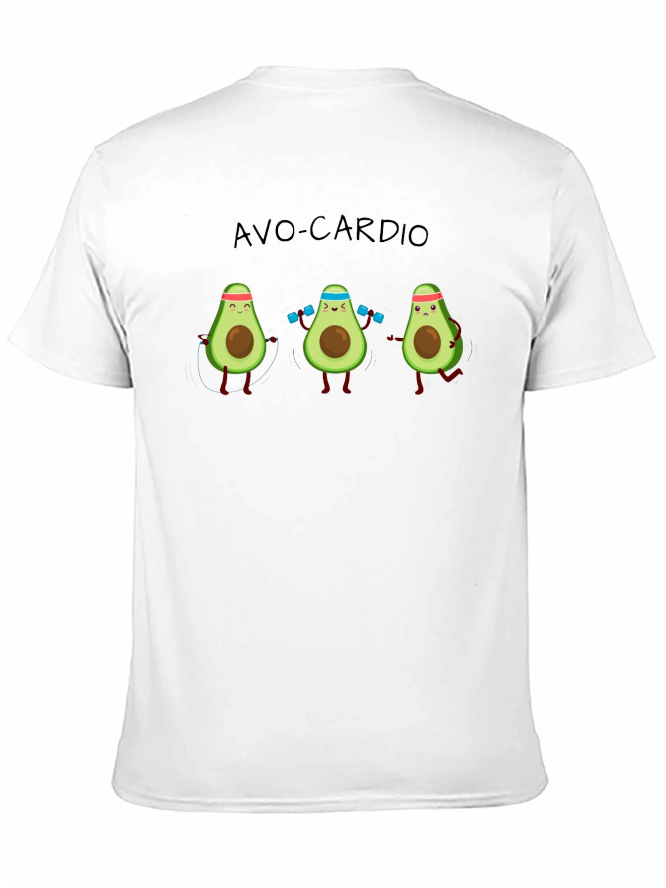Avo-Cardio T-Shirt: Avocado Workout Humor