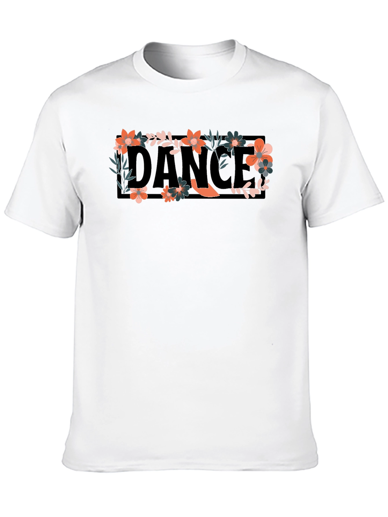 Floral Dance Graphic Tee - Stylish Comfort