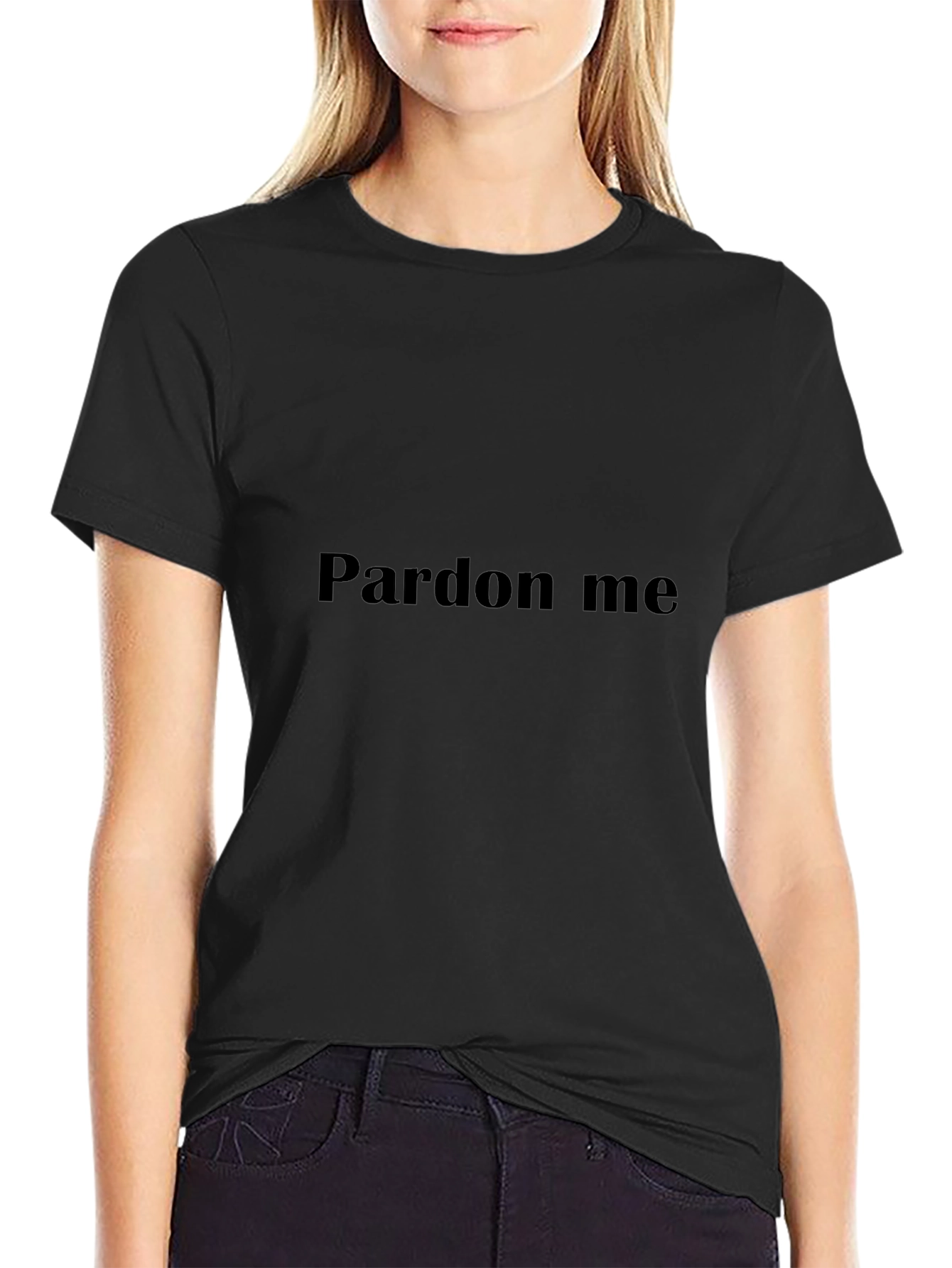 Pardon Me Graphic Tee - Casual Cotton T-Shirt