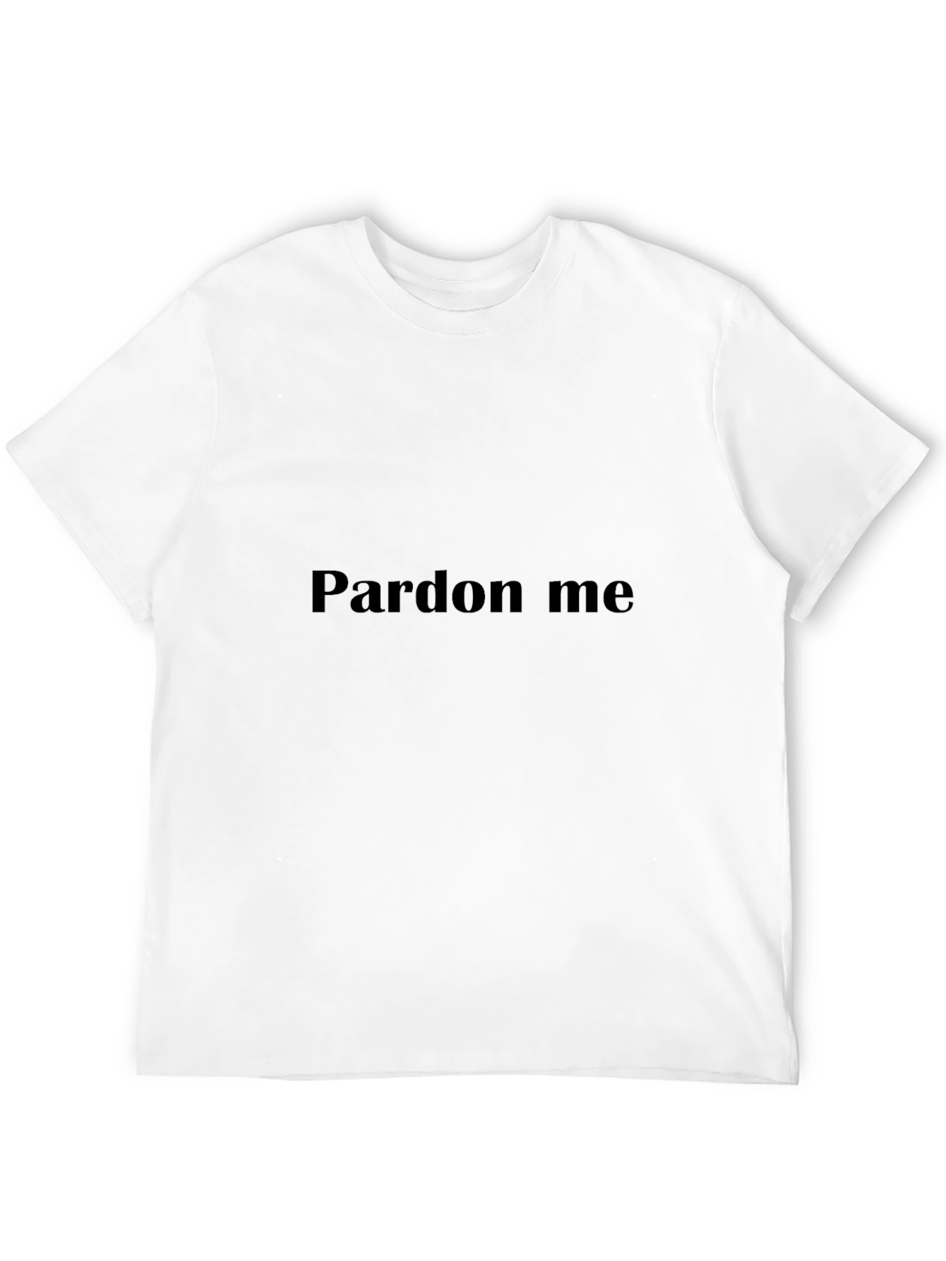 Pardon Me Graphic Tee - Casual Cotton T-Shirt