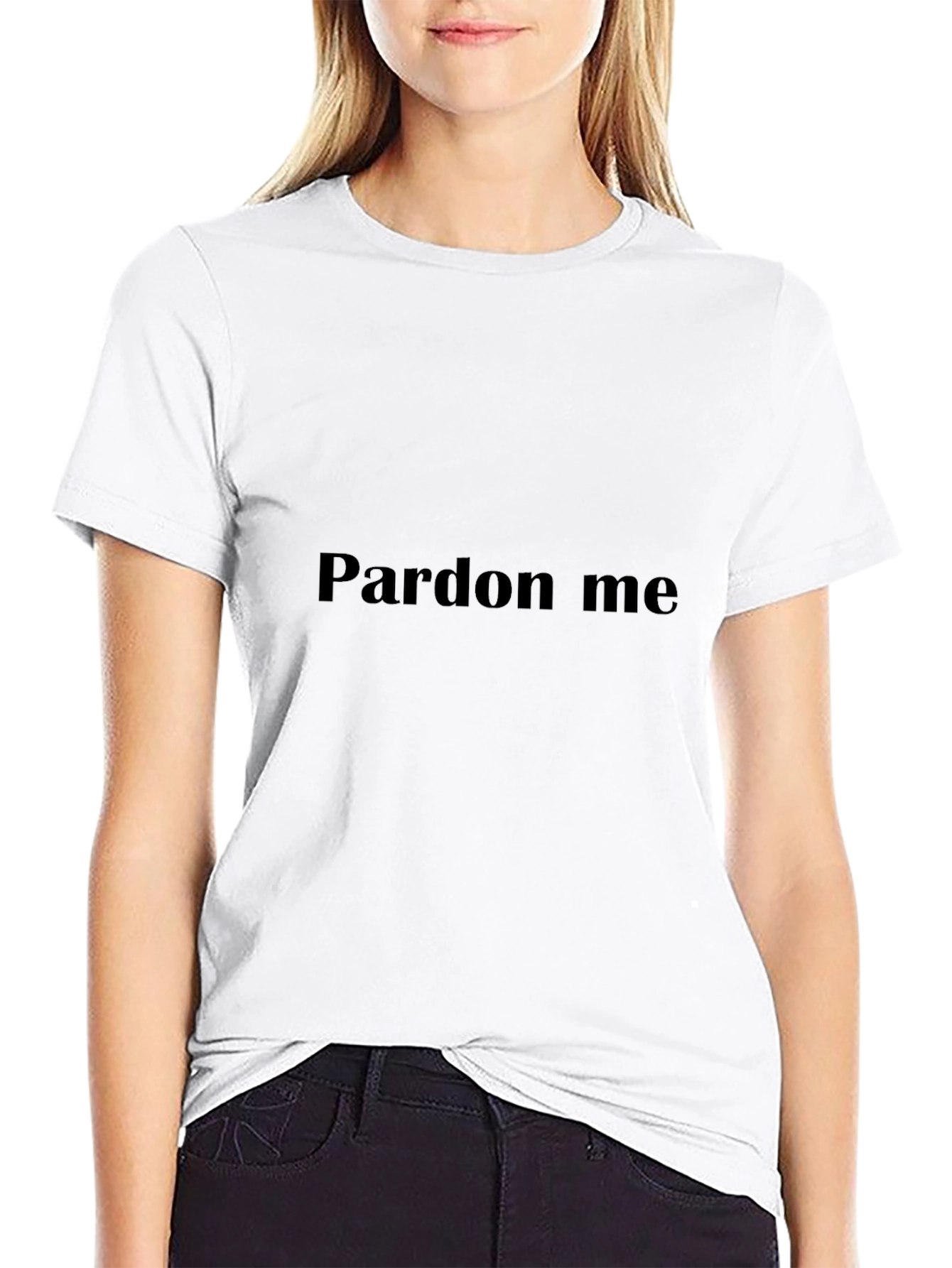 Pardon Me Graphic Tee - Casual Cotton T-Shirt