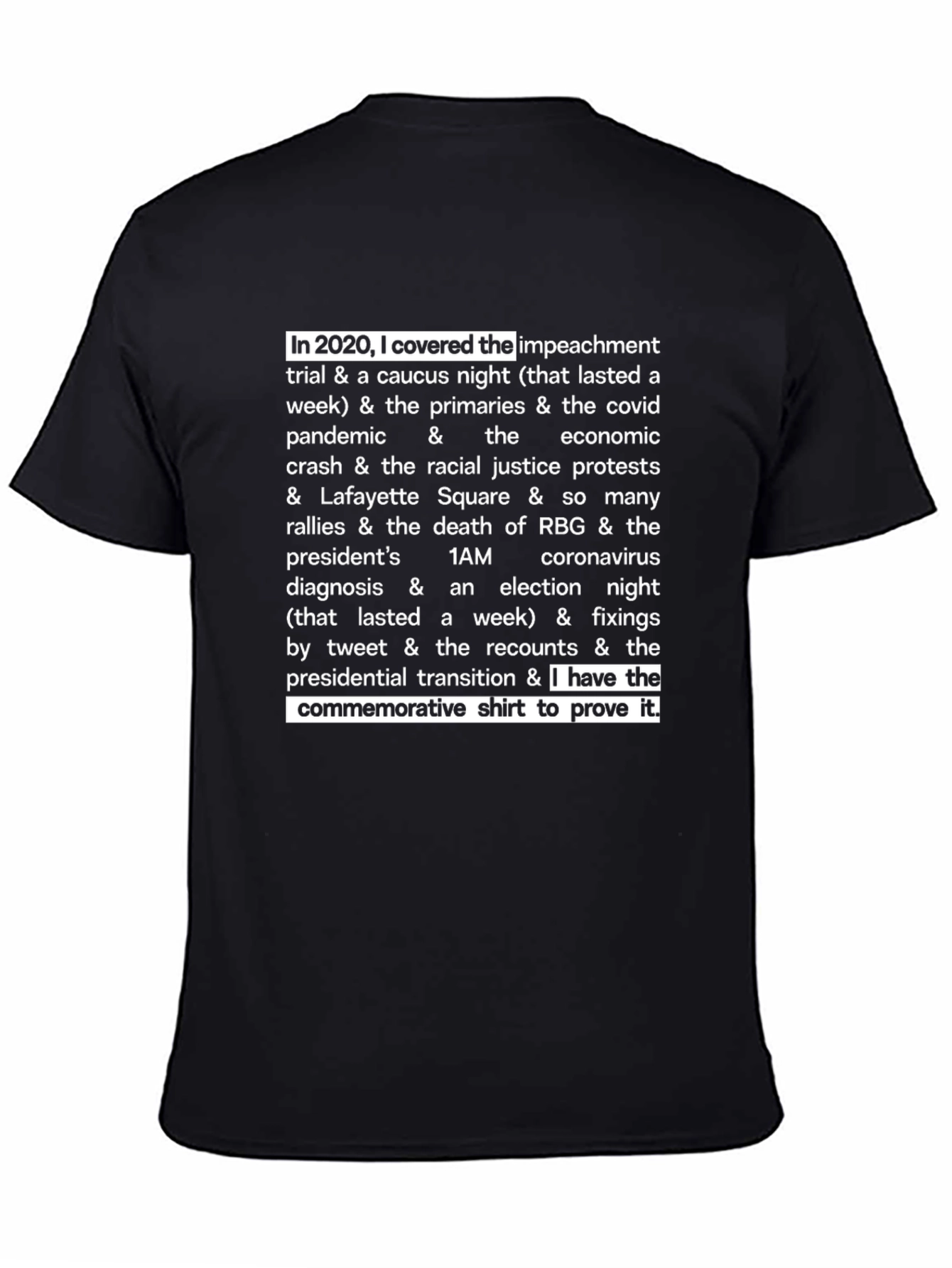 2020 Commemorative Event T-Shirt