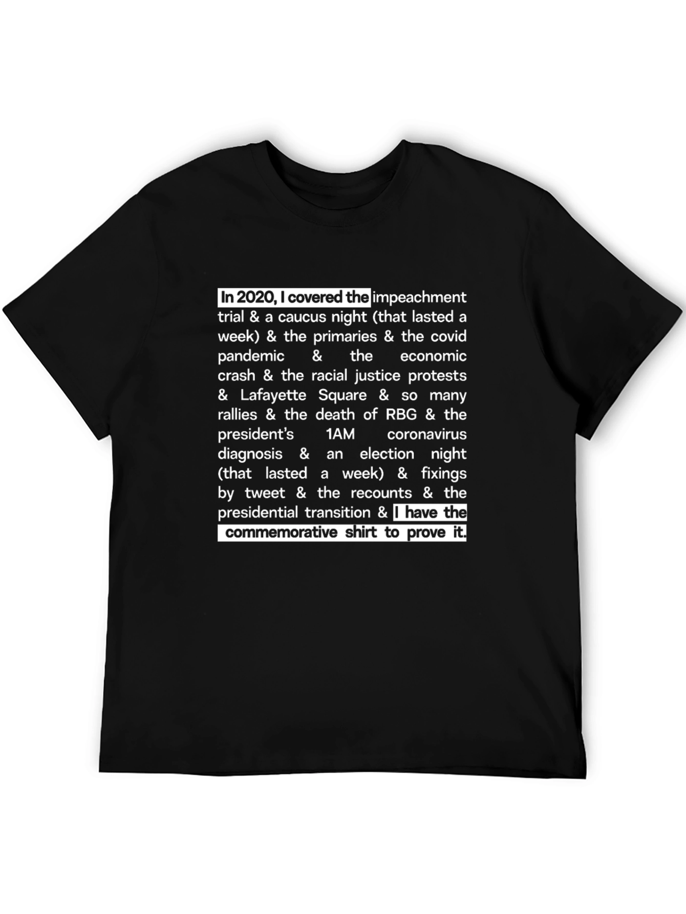 2020 Commemorative Event T-Shirt
