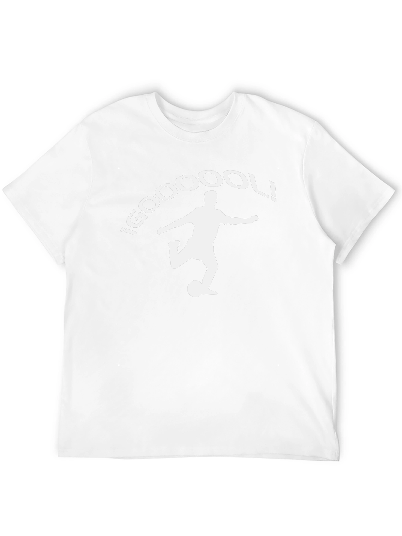 Goal! Soccer Player Graphic Tee - Black