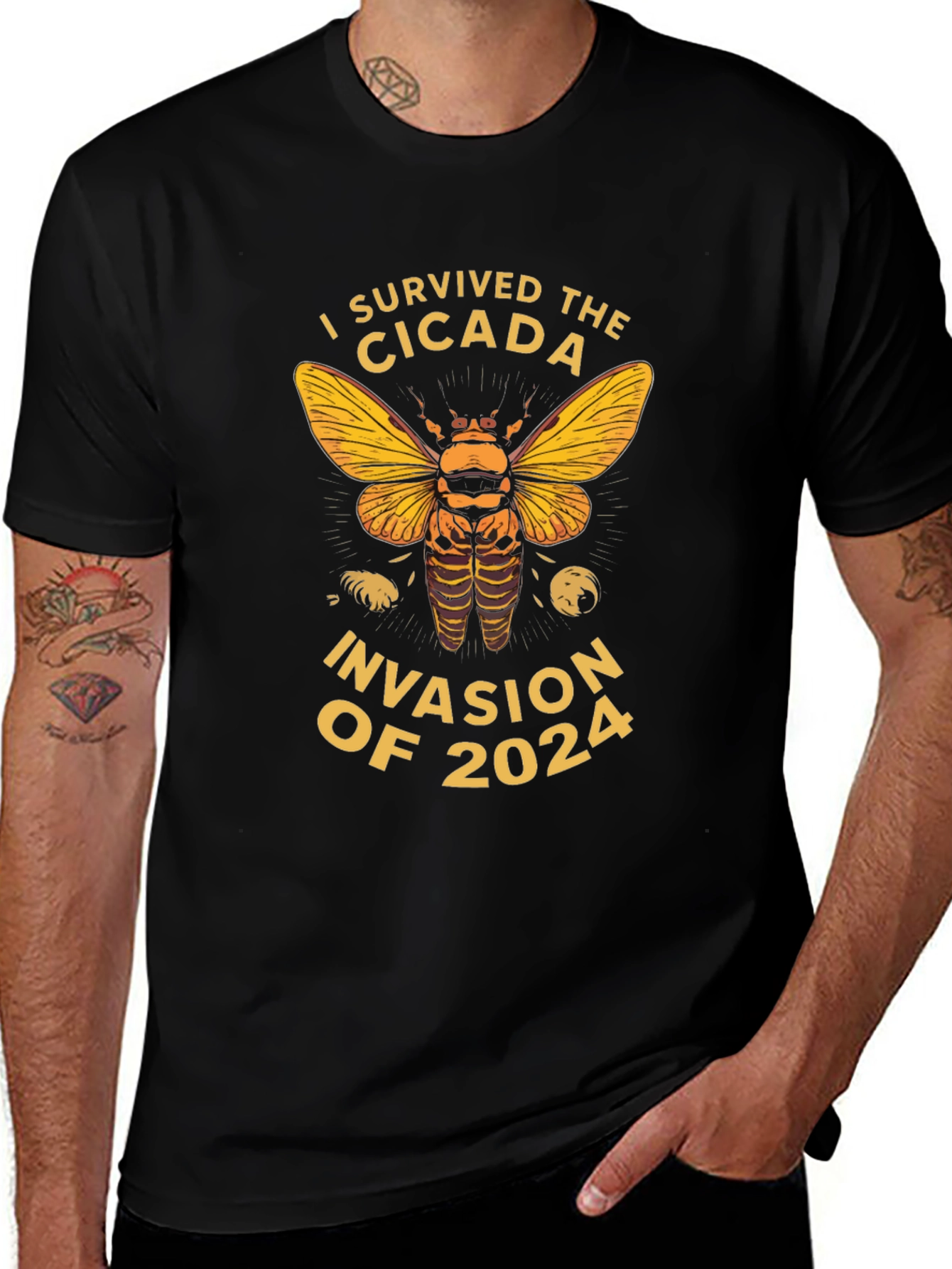 I Survived the Cicada Invasion of 2024 T-Shirt