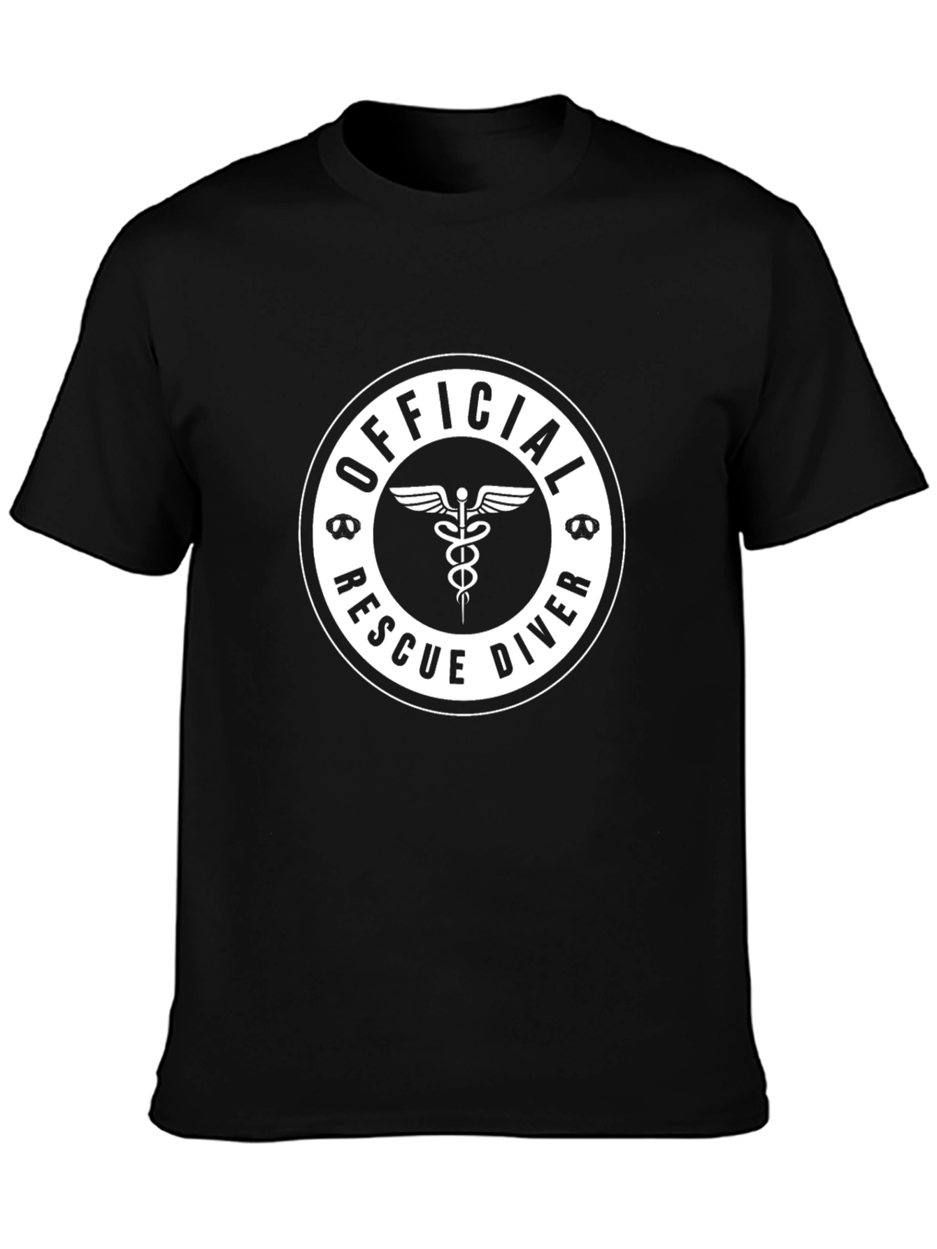 Official Rescue Diver Black T-Shirt