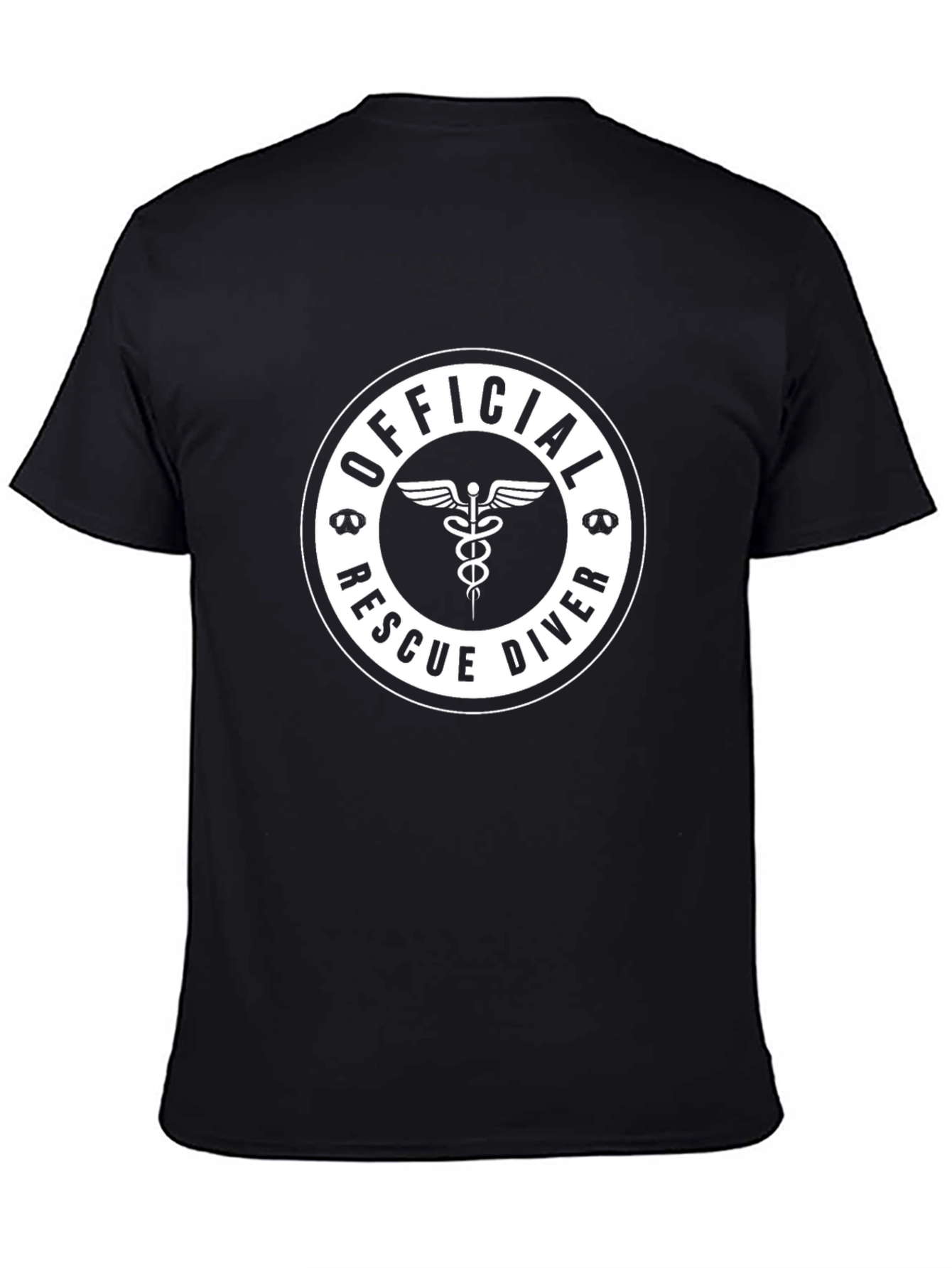 Official Rescue Diver Black T-Shirt