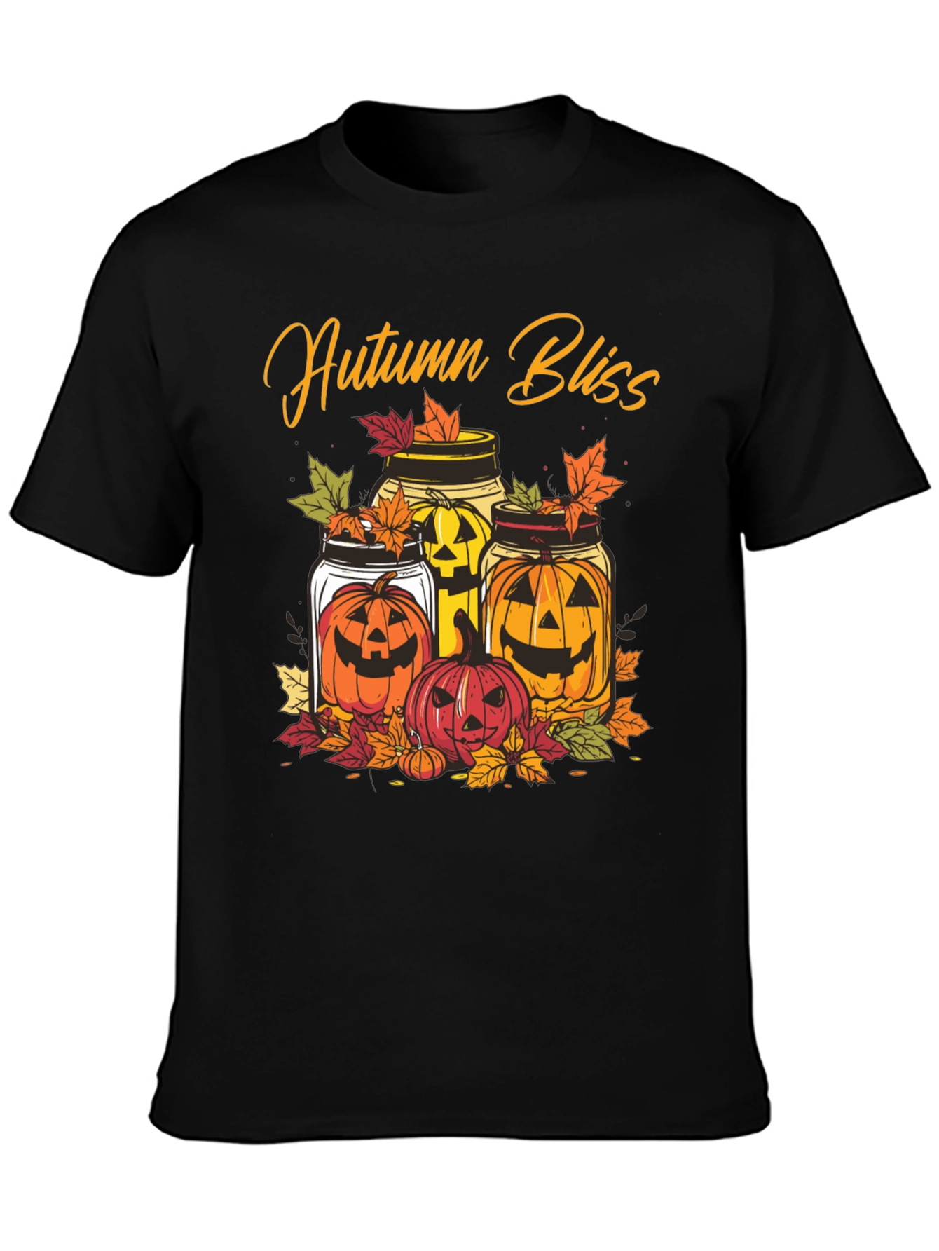 Autumn Bliss Pumpkin Jars T-Shirt - Halloween