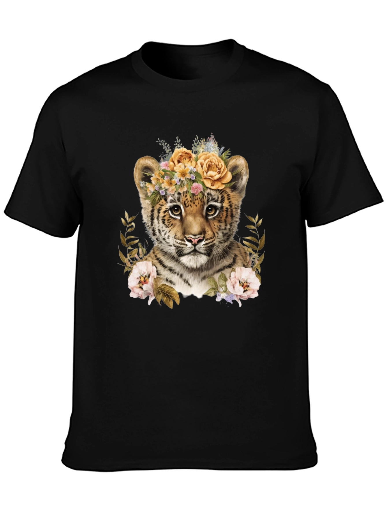 Floral Tiger Cub Graphic Tee
