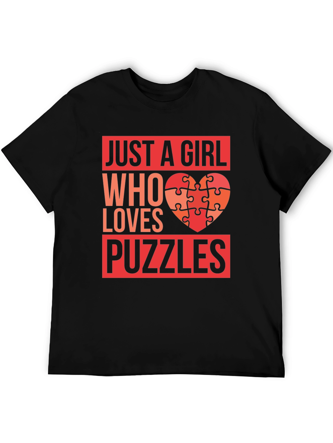 Just a Girl Who Loves Puzzles T-Shirt