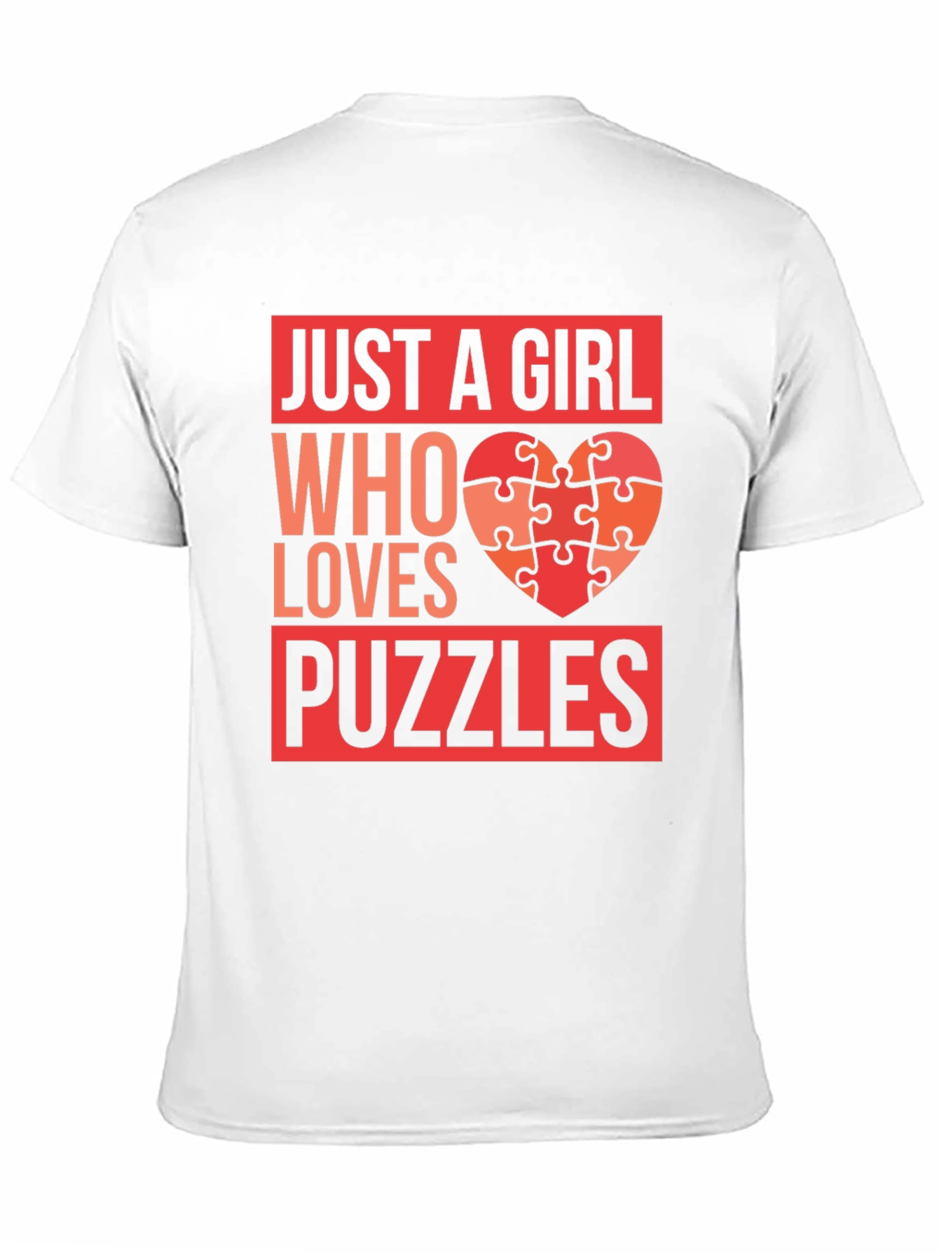 Just a Girl Who Loves Puzzles T-Shirt