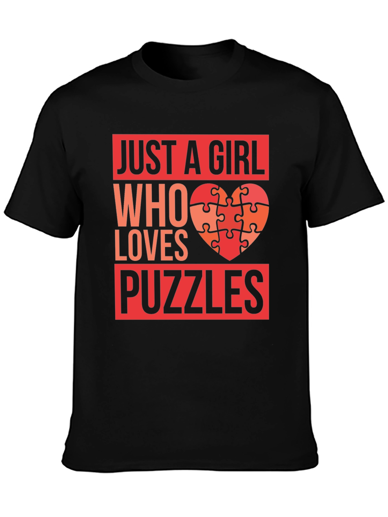Just a Girl Who Loves Puzzles T-Shirt