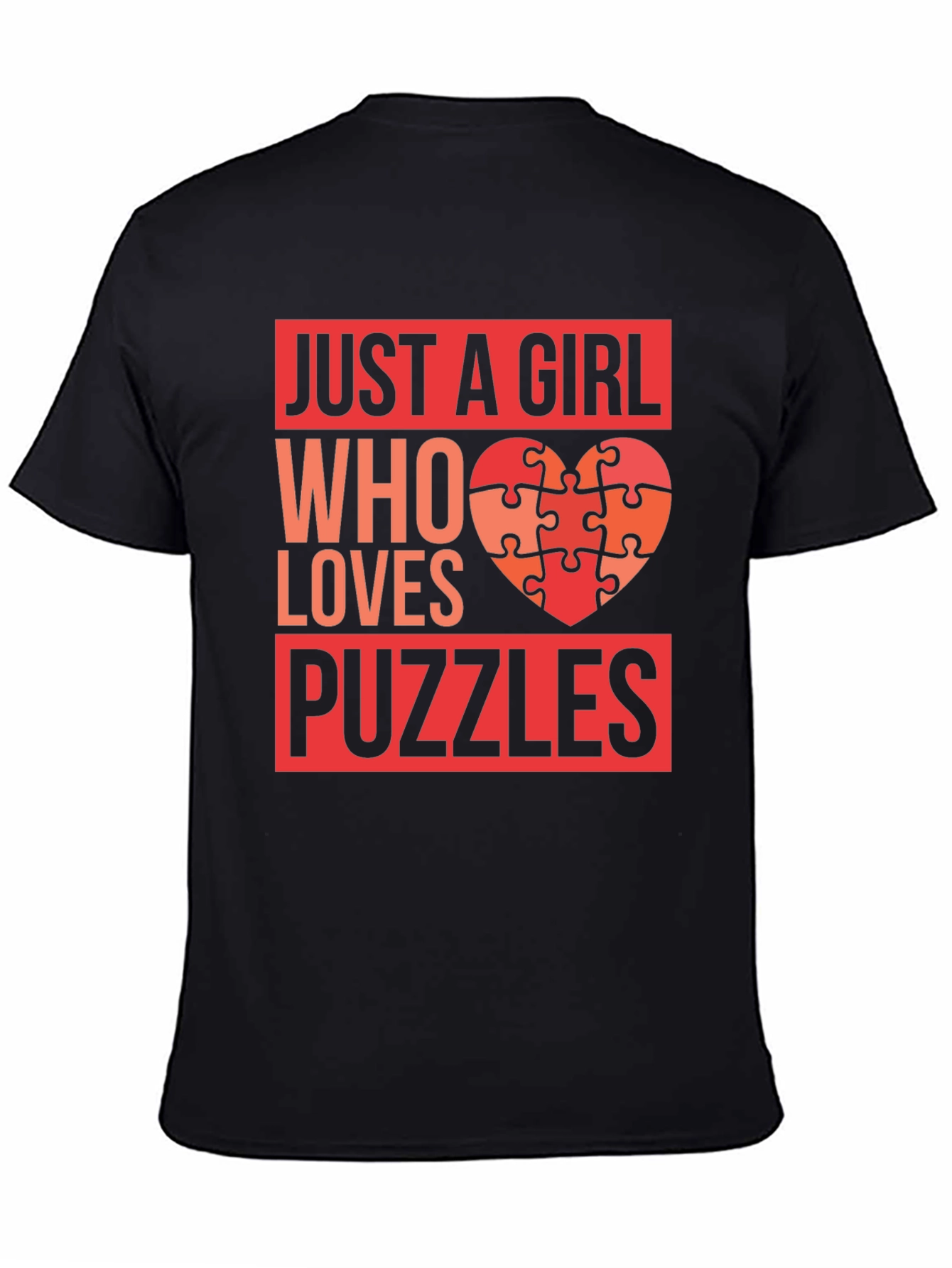 Just a Girl Who Loves Puzzles T-Shirt