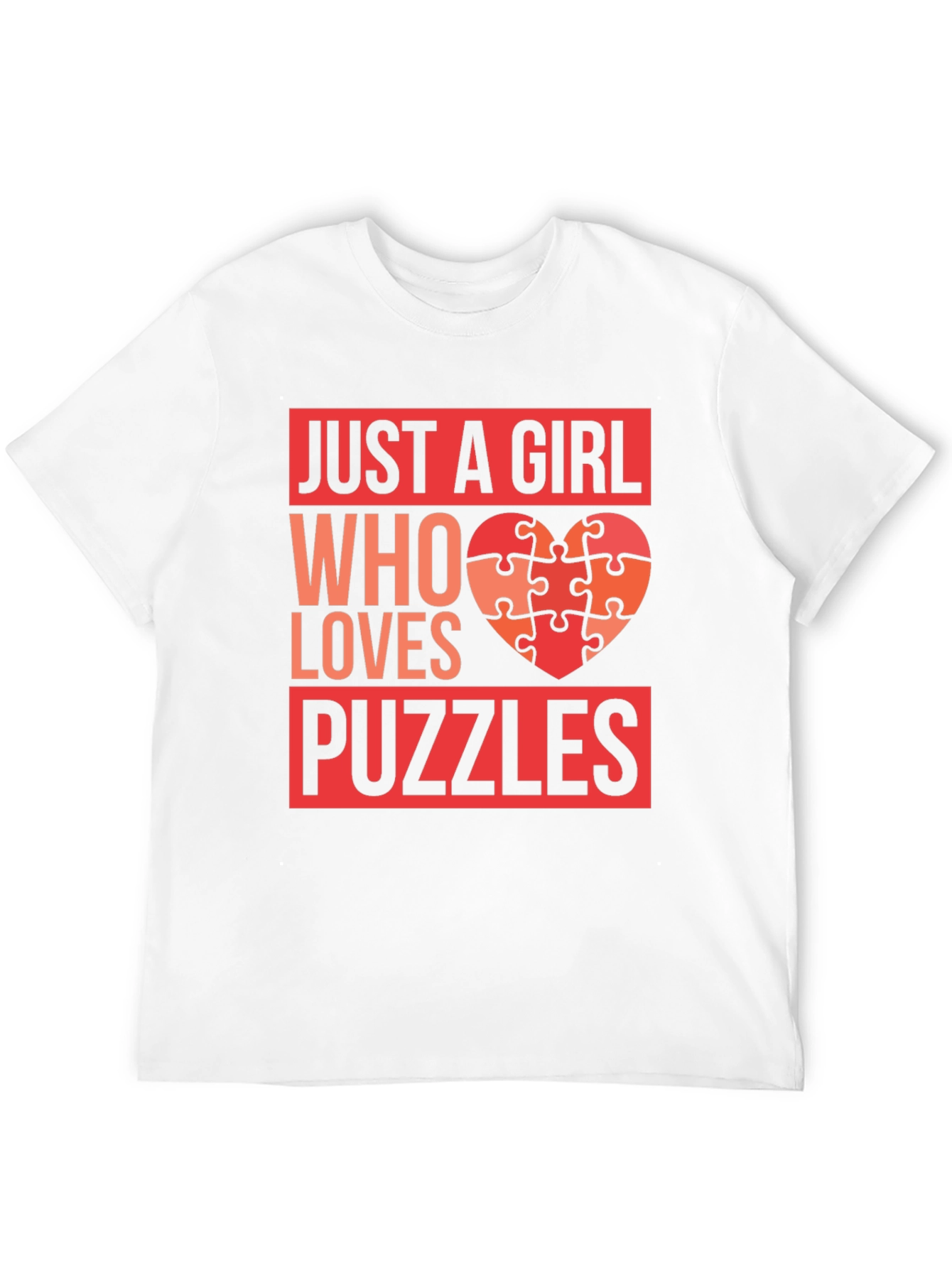 Just a Girl Who Loves Puzzles T-Shirt