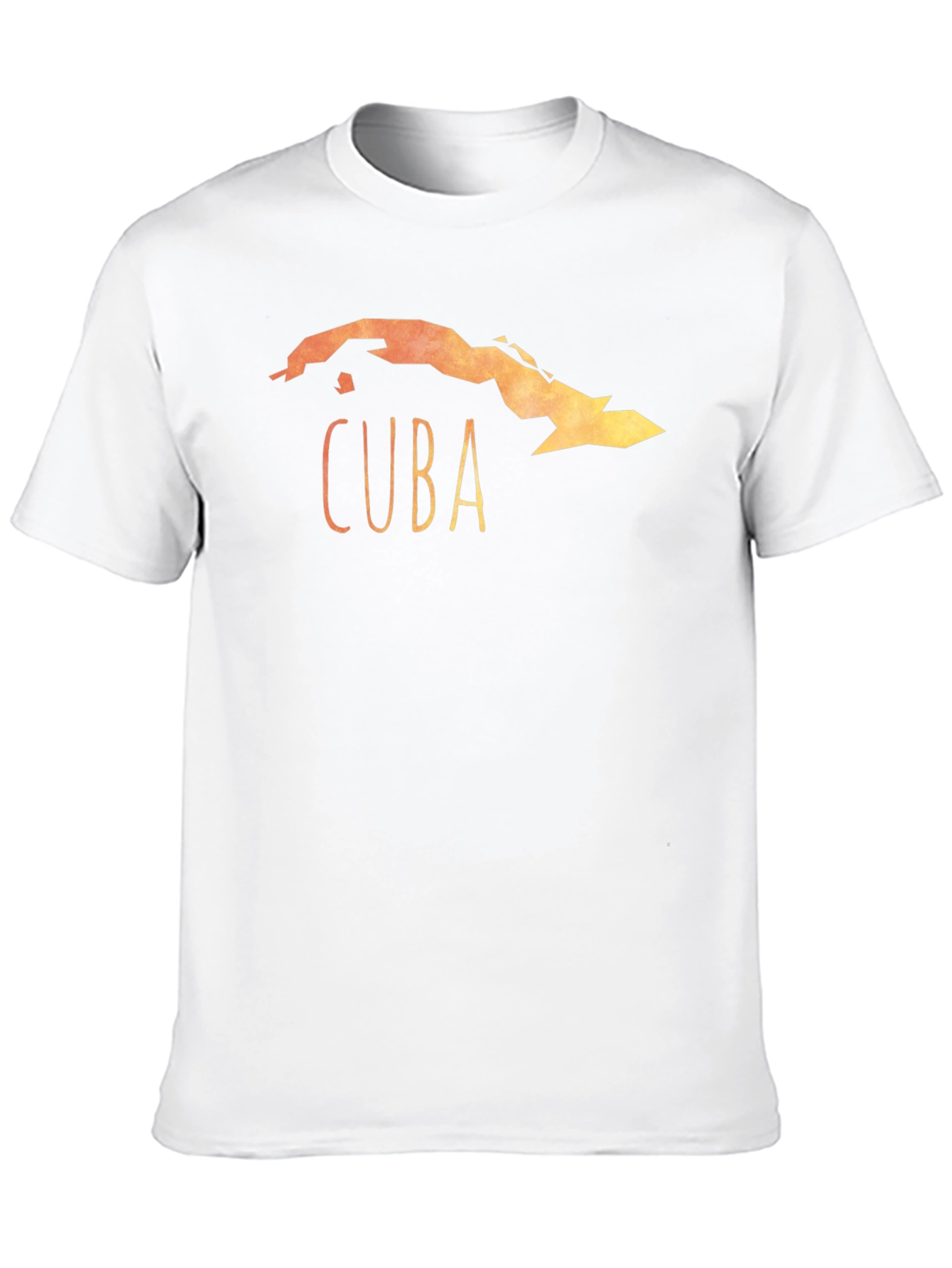 Cuba Map T-Shirt - Unique Travel Souvenir